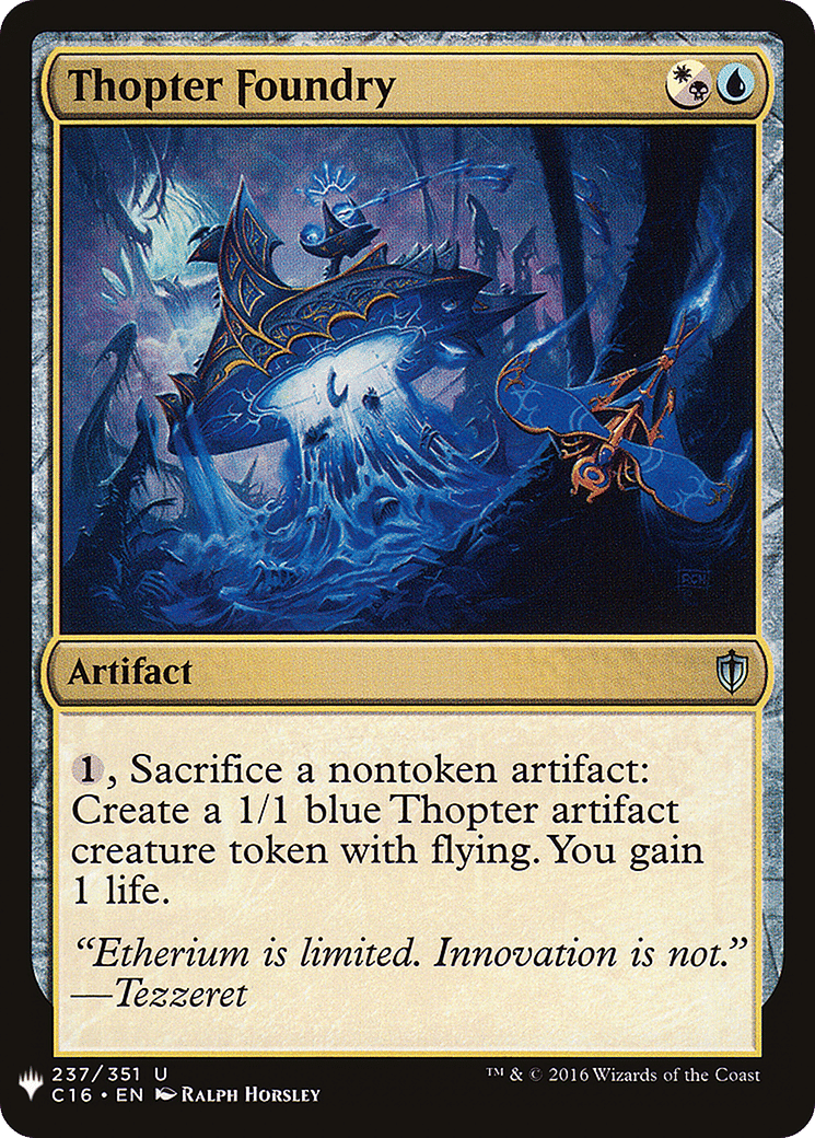 Thopter Foundry — The List — Magic: The Gathering