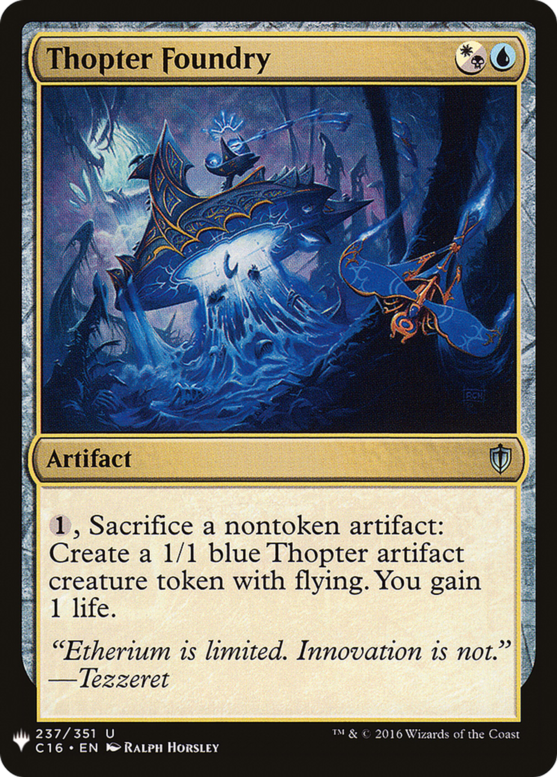 Fonderie mécanoptère — The List — Magic: The Gathering