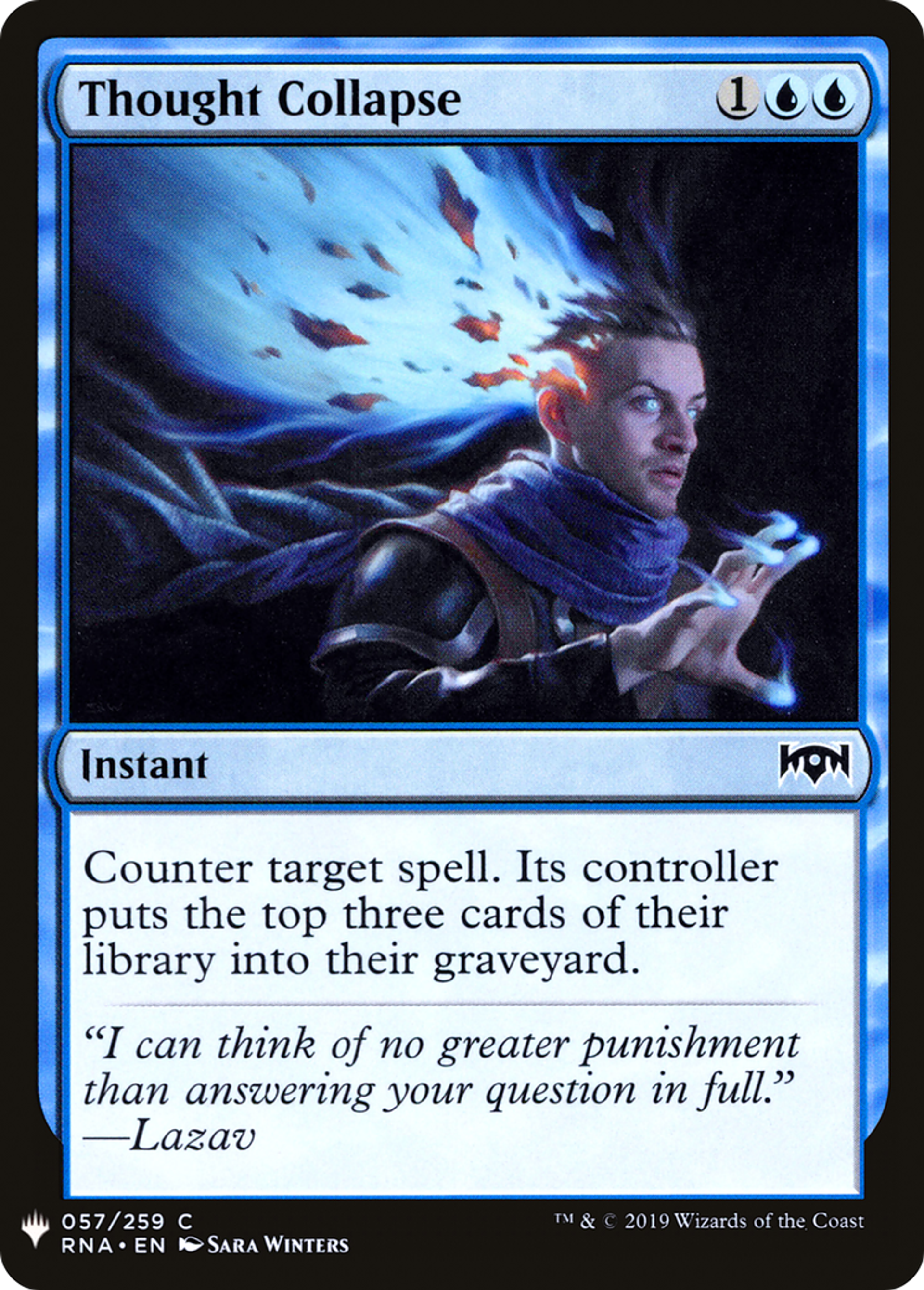 Effondrement des pensées — The List — Magic: The Gathering
