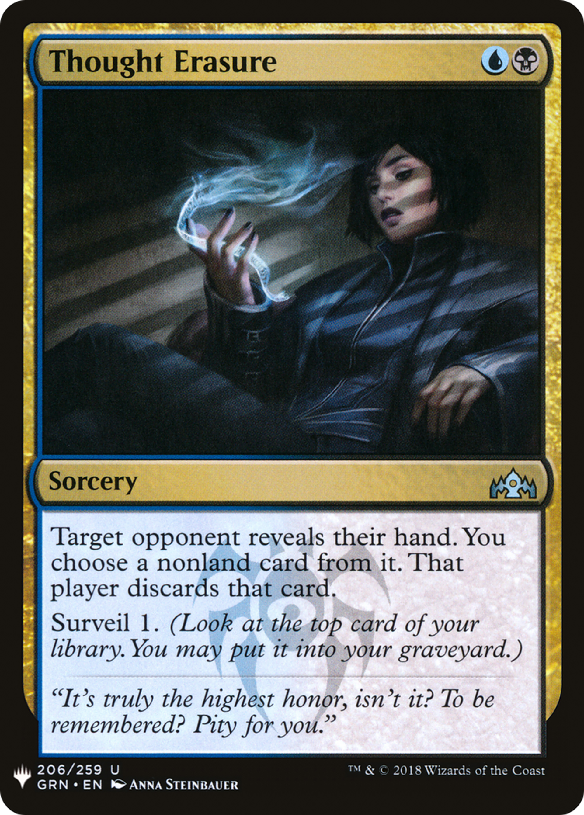 Thought Erasure — The List — Magic: The Gathering