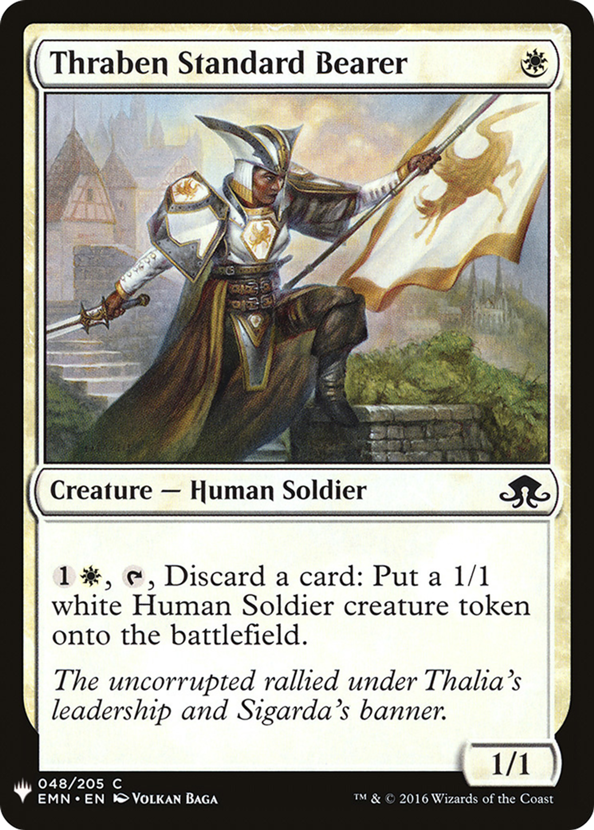 Thraben Standard Bearer — The List — Magic: The Gathering