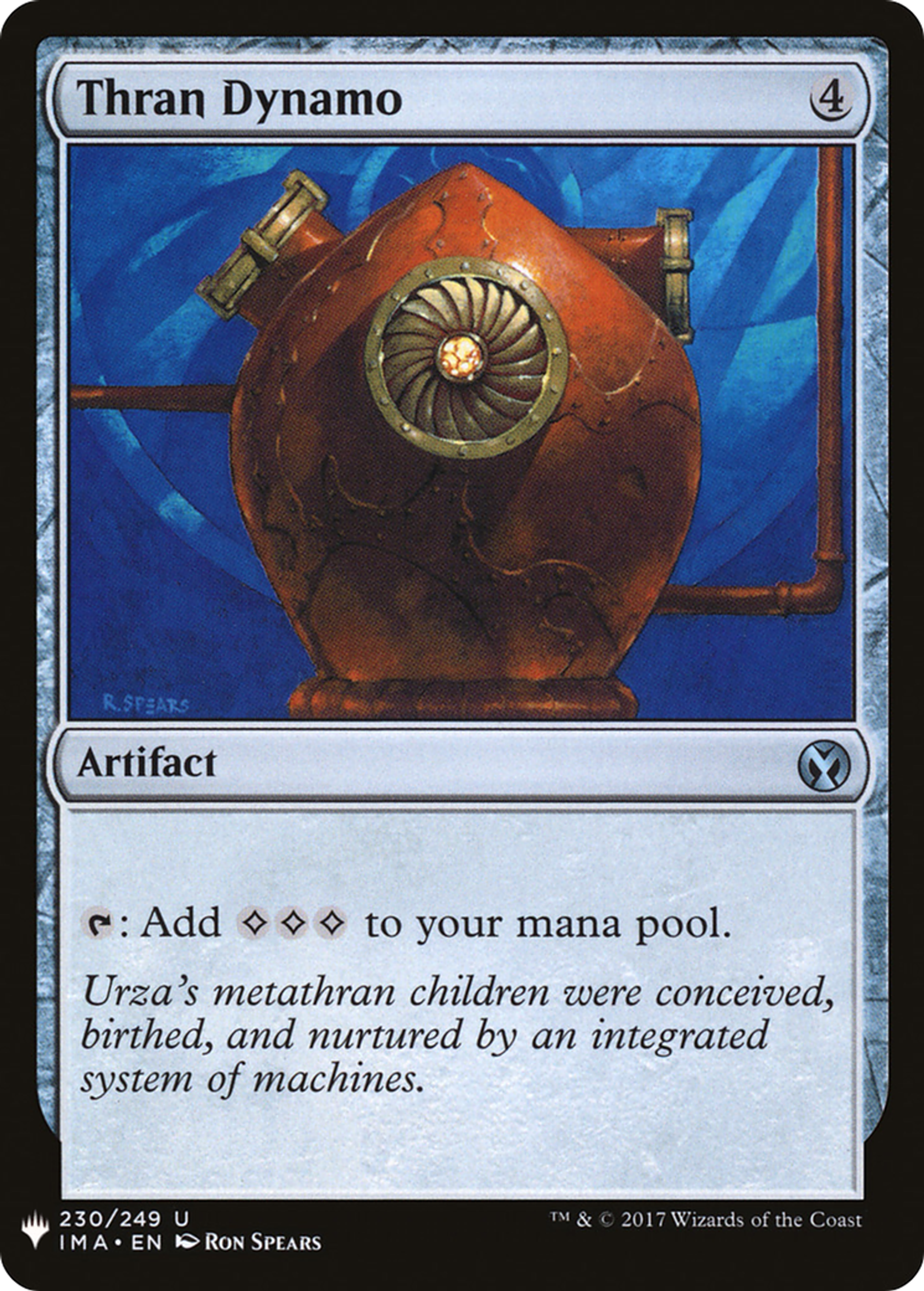 Thran Dynamo — The List — Magic: The Gathering