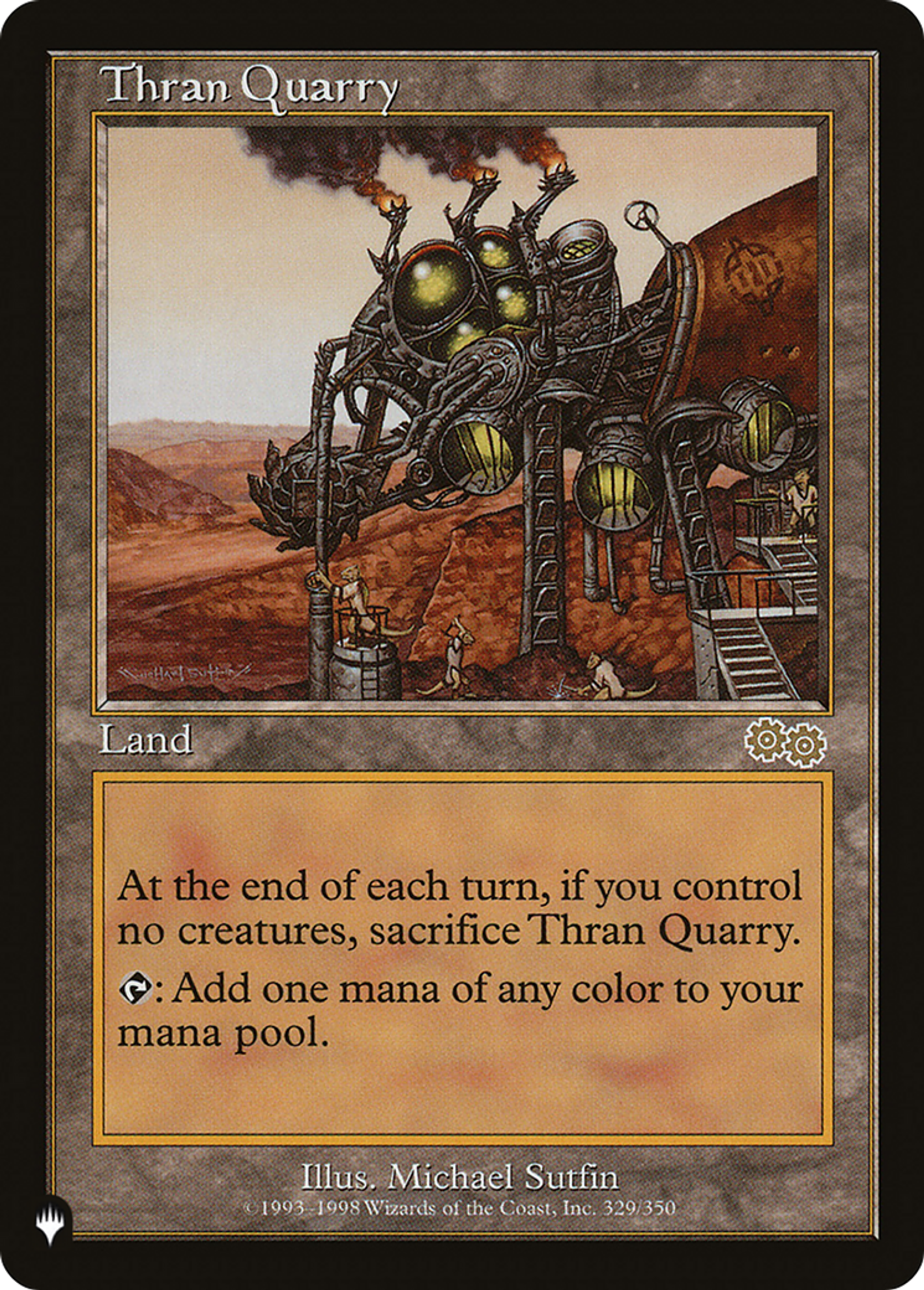Thran Quarry — The List — Magic: The Gathering