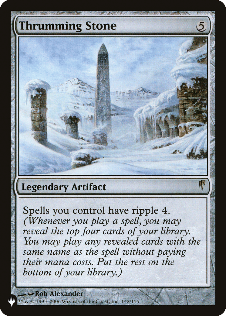 Thrumming Stone — The List — Magic: The Gathering