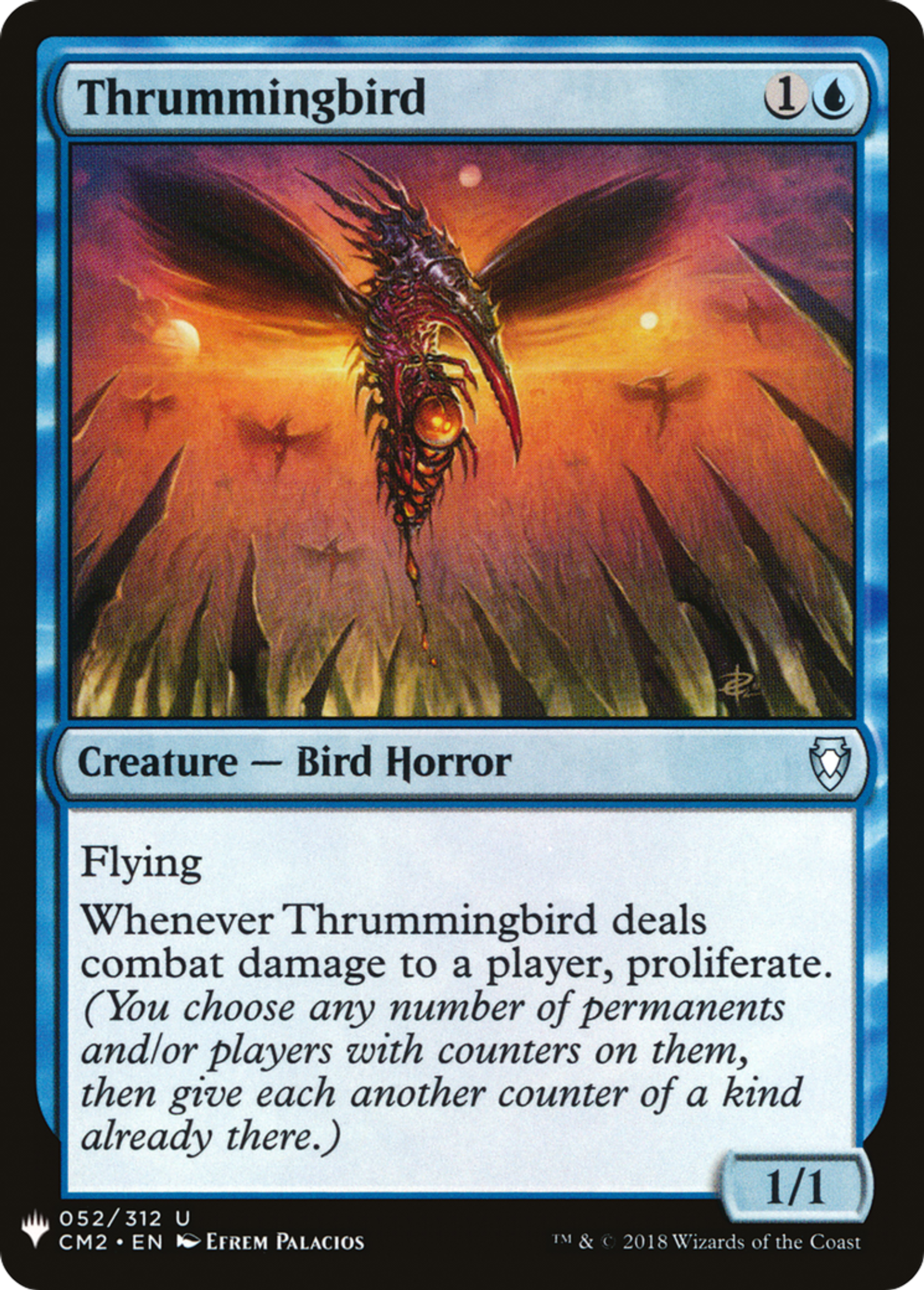 Thrummingbird — The List — Magic: The Gathering