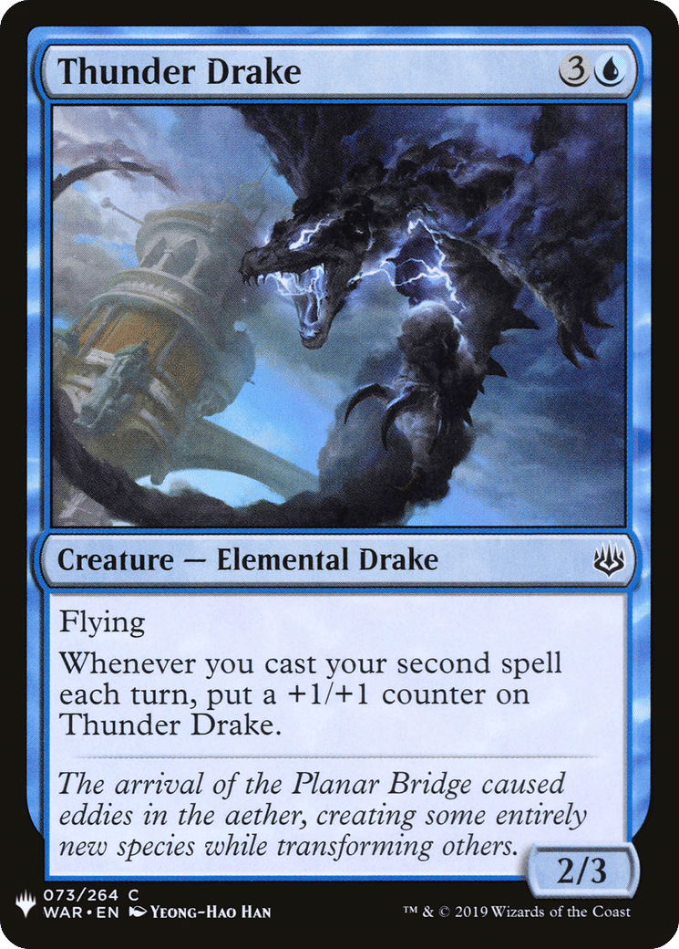 Thunder Drake — The List — Magic: The Gathering