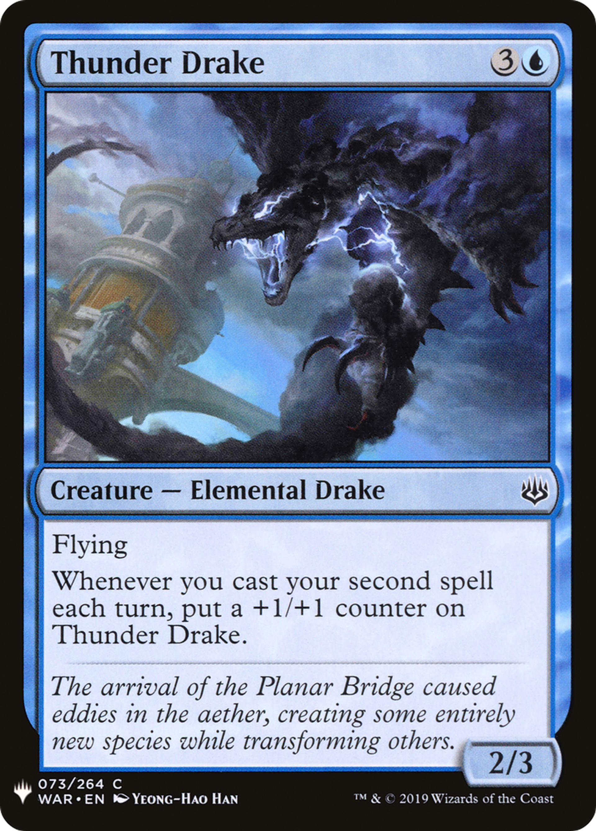 Drakôn de tonnerre — The List — Magic: The Gathering