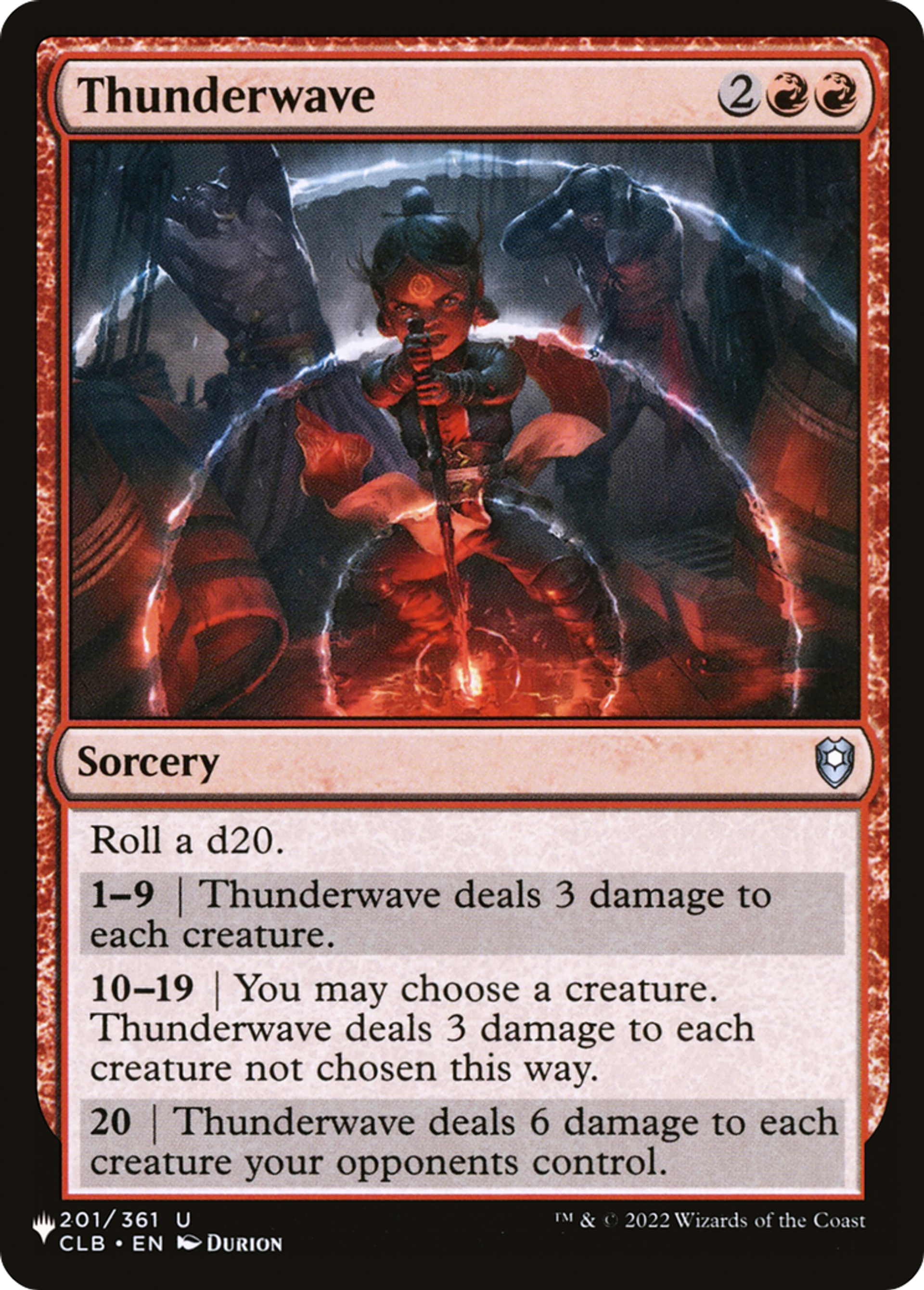Thunderwave — The List — Magic: The Gathering