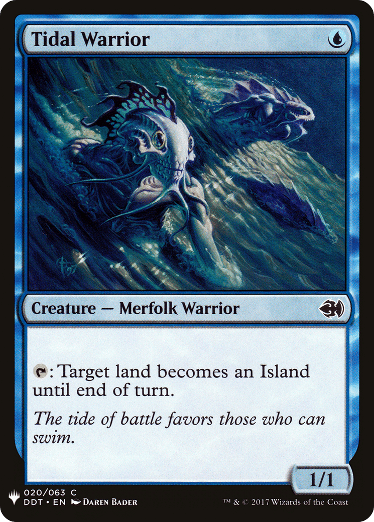 Tidal Warrior — The List — Magic: The Gathering