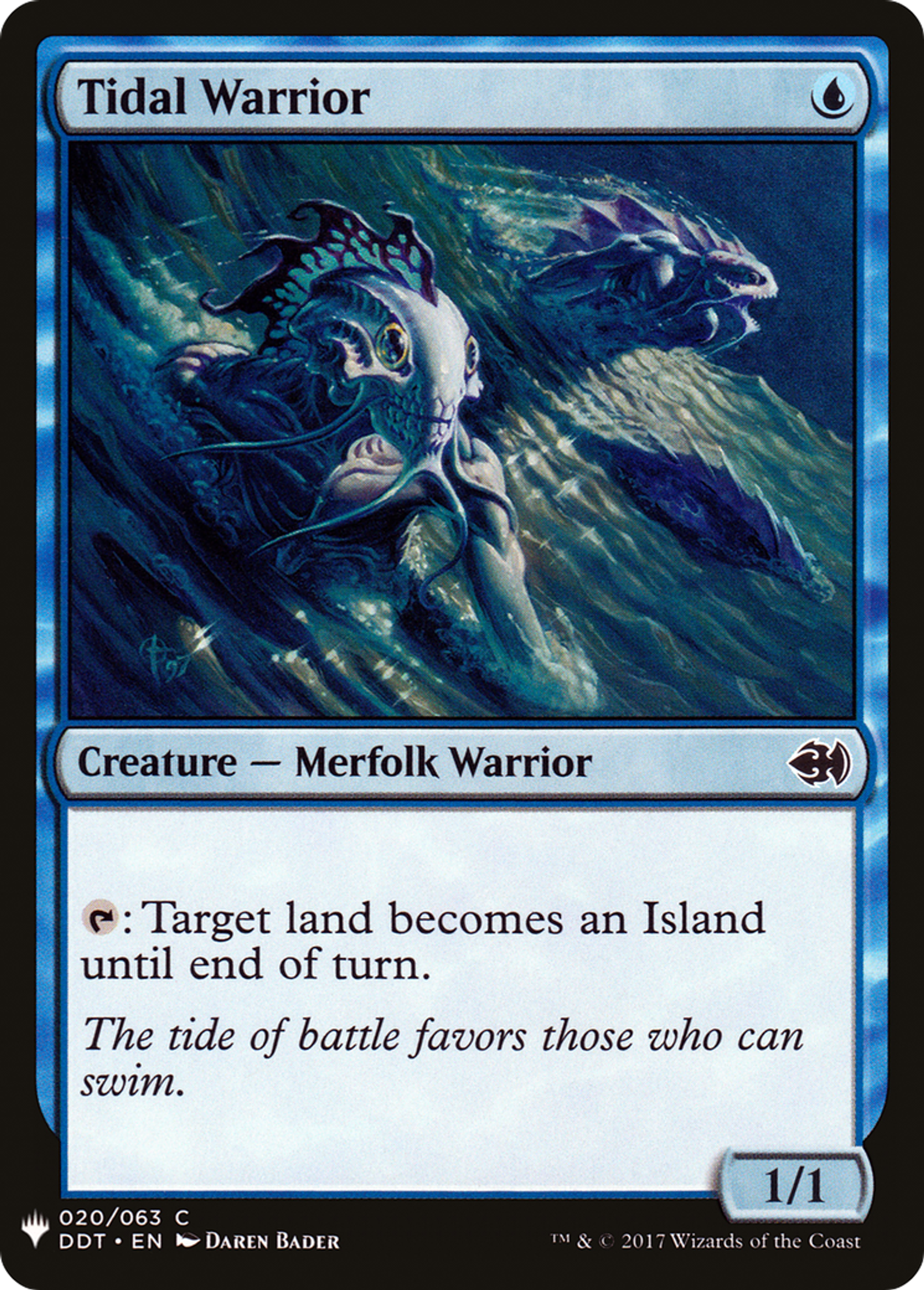 Tidal Warrior — The List — Magic: The Gathering
