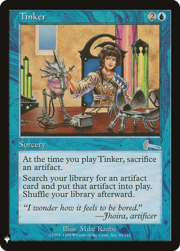 Tinker — The List — Magic: The Gathering