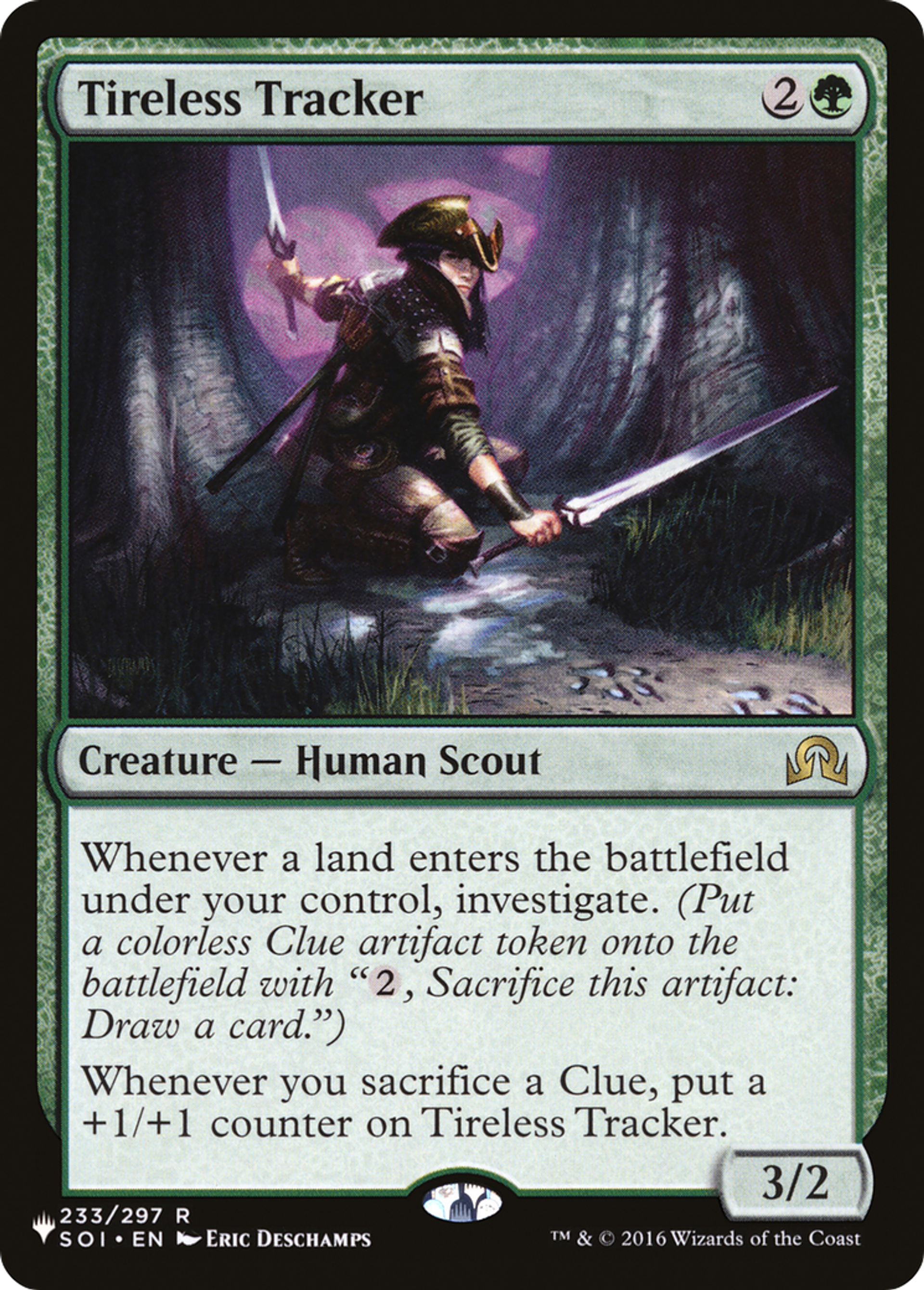 Tireless Tracker — The List — Magic: The Gathering