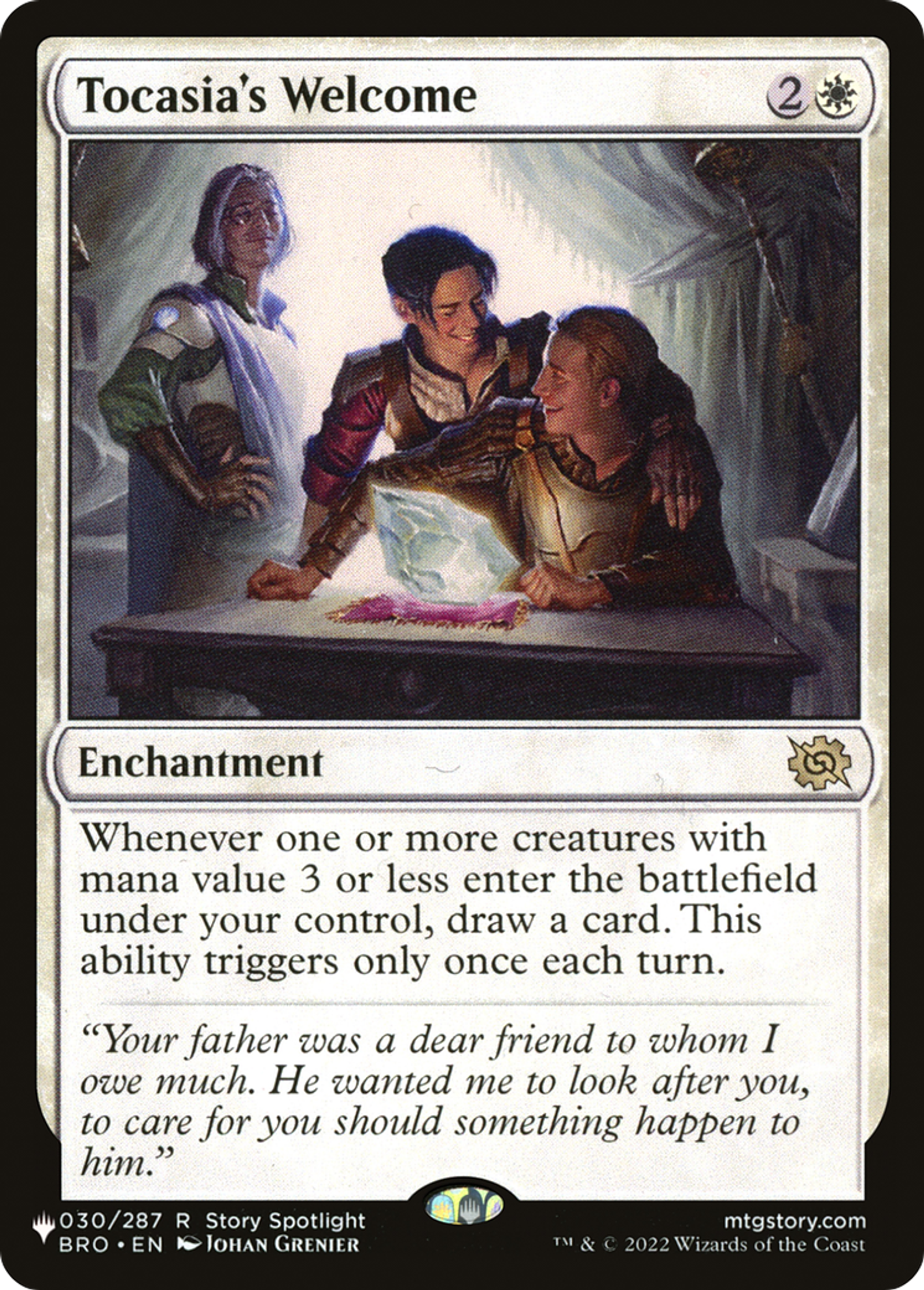 Accueil de Tocasia — The List — Magic: The Gathering