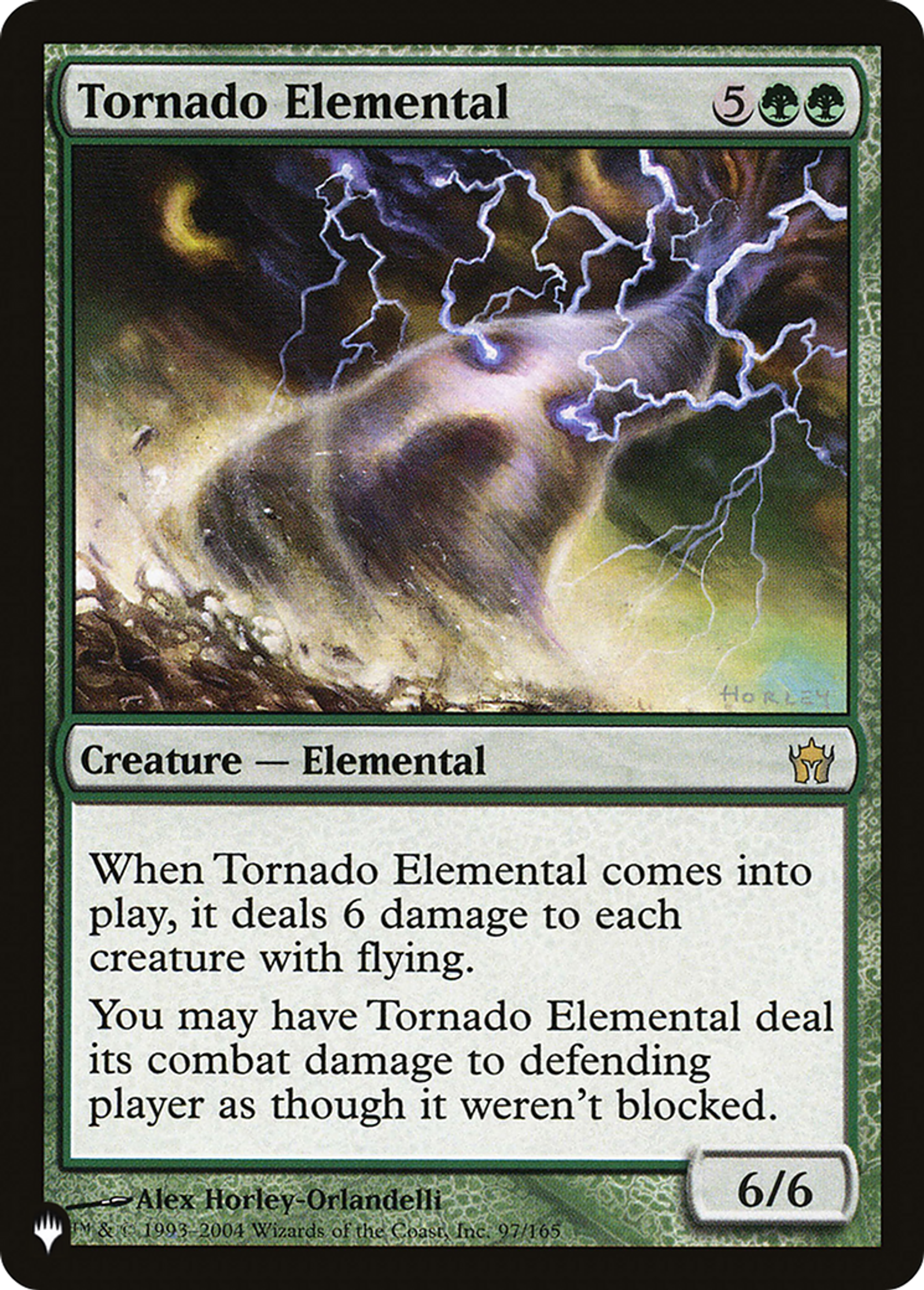 Tornado Elemental — The List — Magic: The Gathering