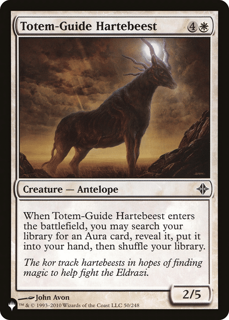 Totem-Guide Hartebeest — The List — Magic: The Gathering