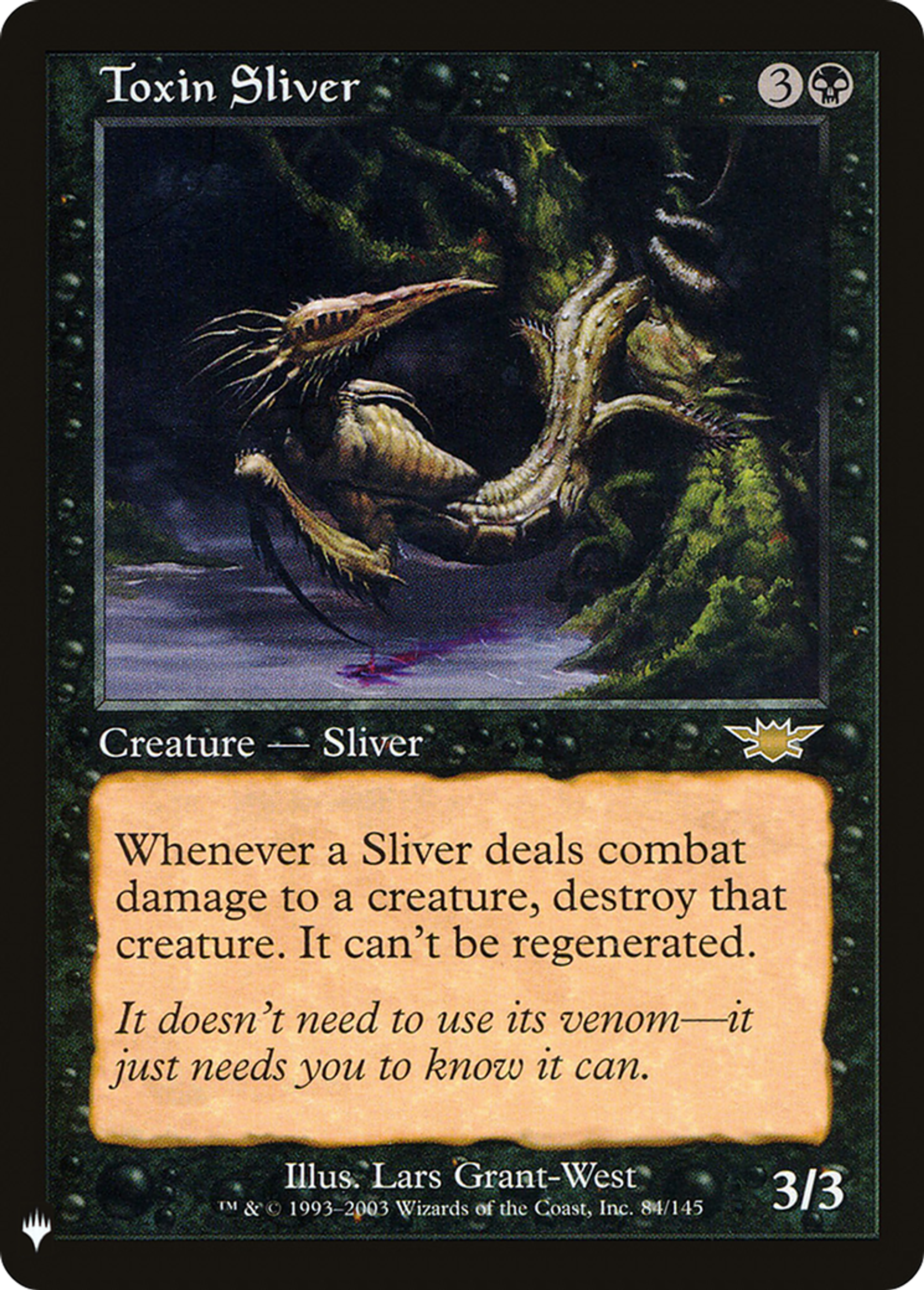 Toxin Sliver — The List — Magic: The Gathering