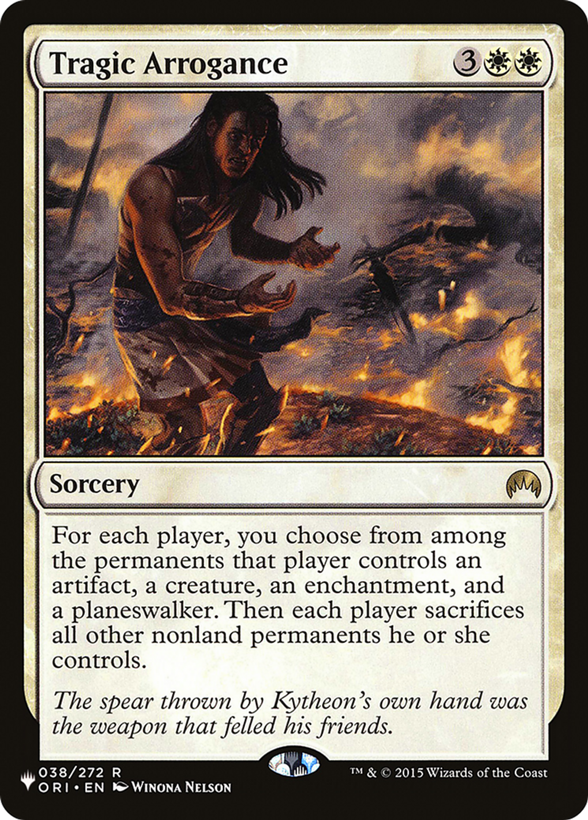 Arrogance tragique — The List — Magic: The Gathering