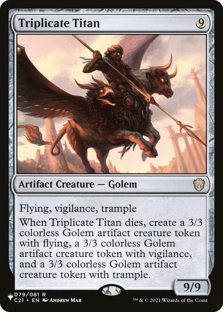 Triplicate Titan — The List — Magic: The Gathering