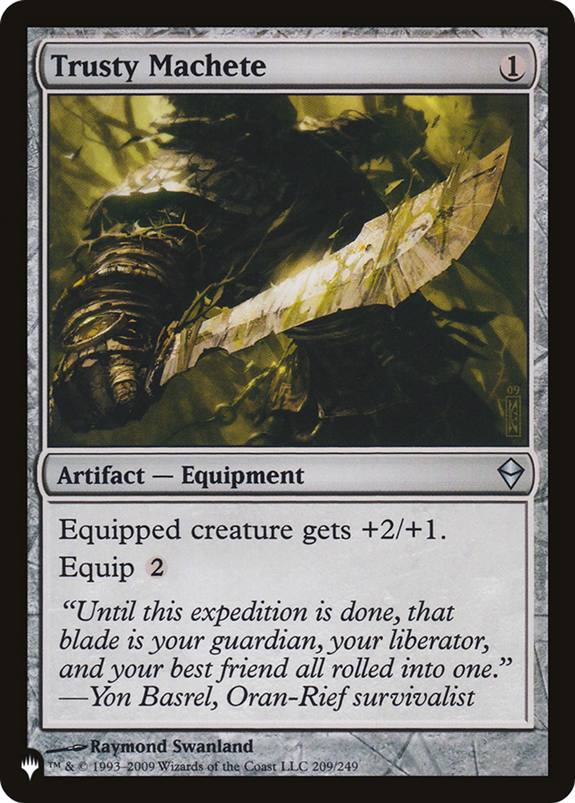Machette fidèle — The List — Magic: The Gathering