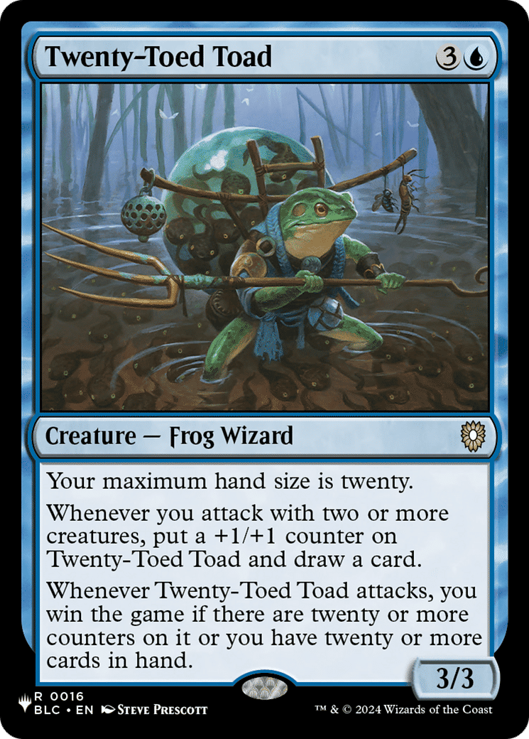 Twenty-Toed Toad — The List — Magic: The Gathering