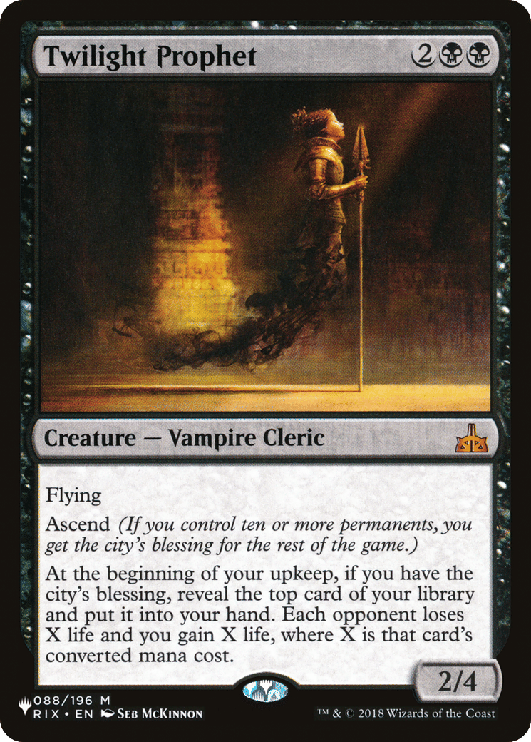 Twilight Prophet — The List — Magic: The Gathering