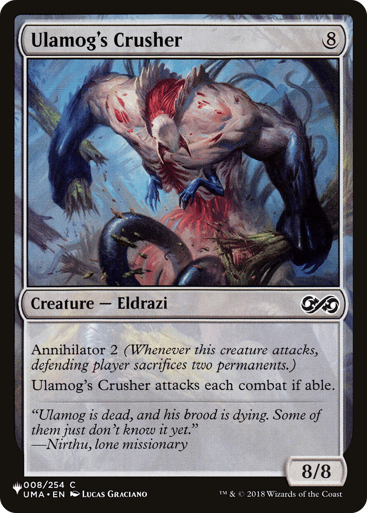Ulamog's Crusher — The List — Magic: The Gathering