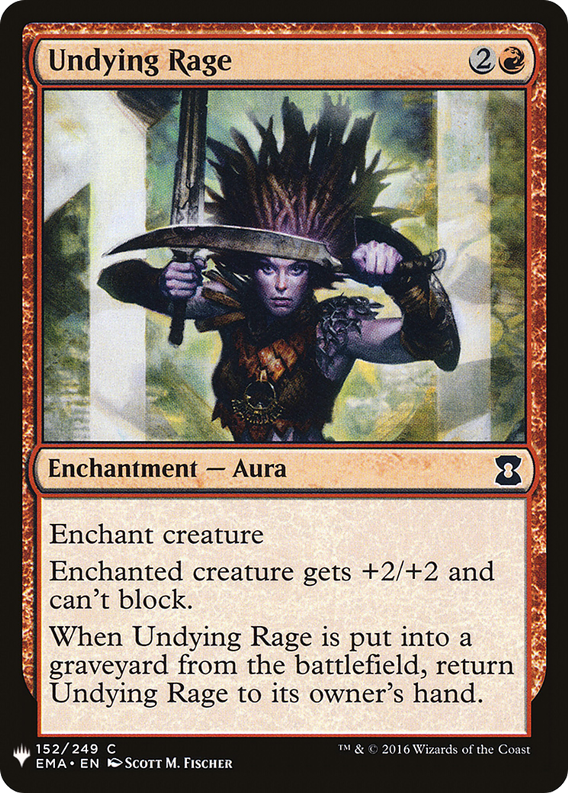 Undying Rage — The List — Magic: The Gathering