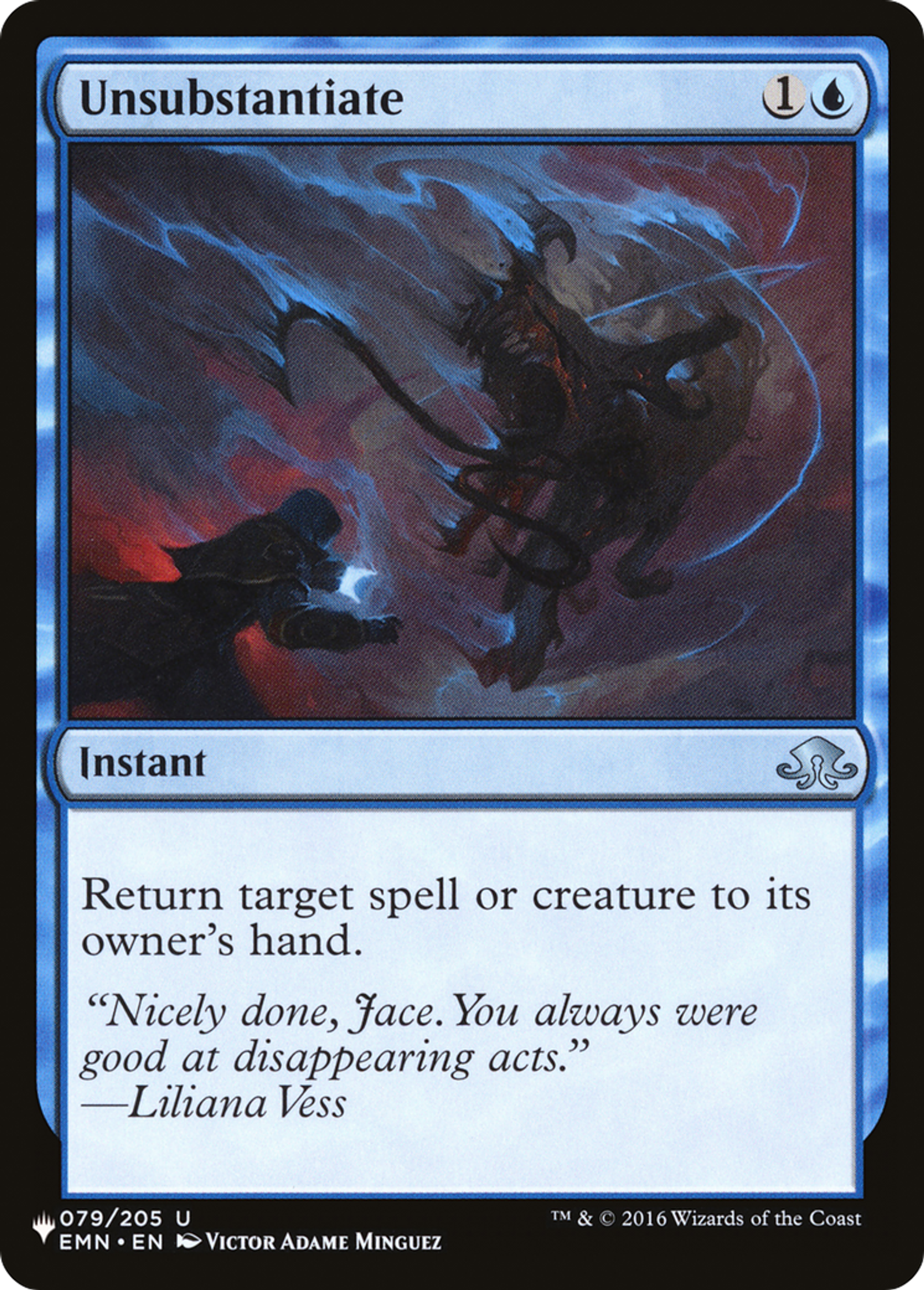 Unsubstantiate — The List — Magic: The Gathering