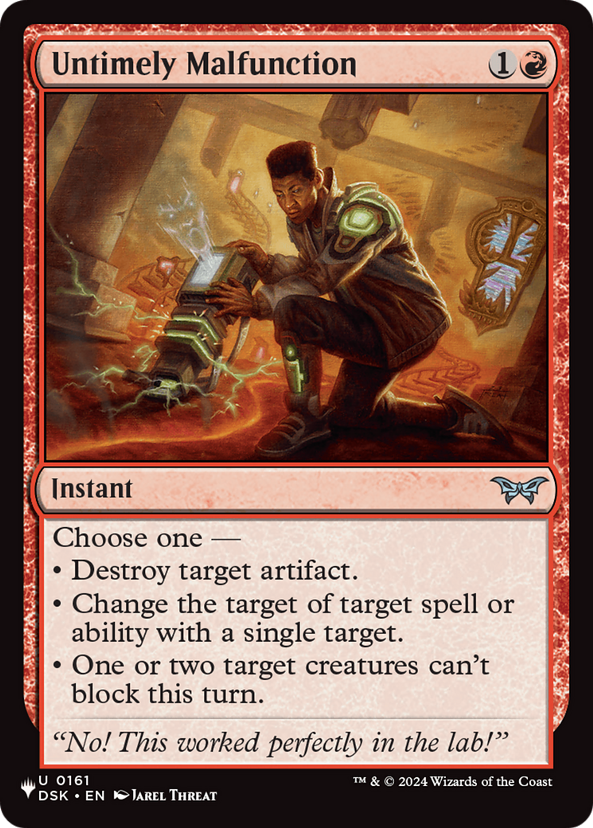 Untimely Malfunction — The List — Magic: The Gathering