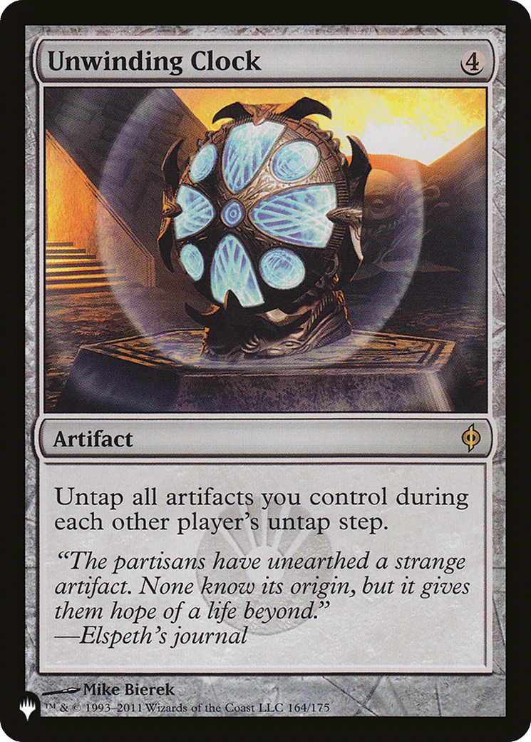 Unwinding Clock — The List — Magic: The Gathering