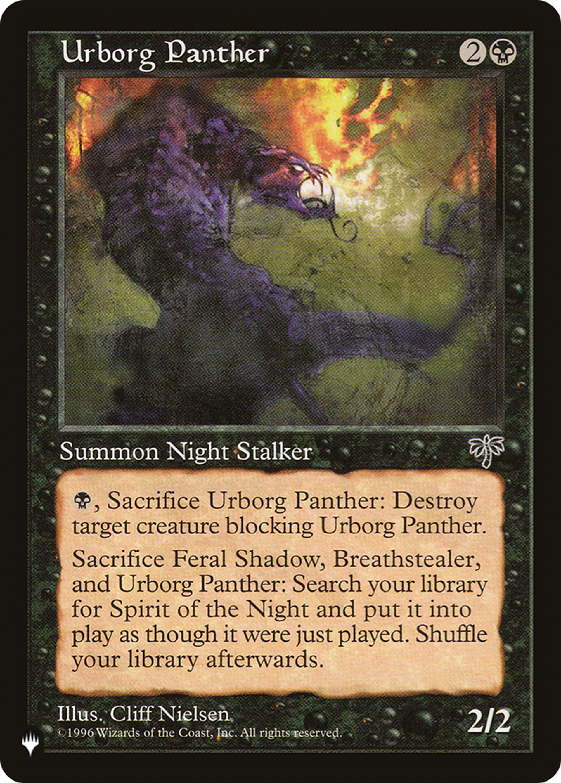 Urborg Panther — The List — Magic: The Gathering