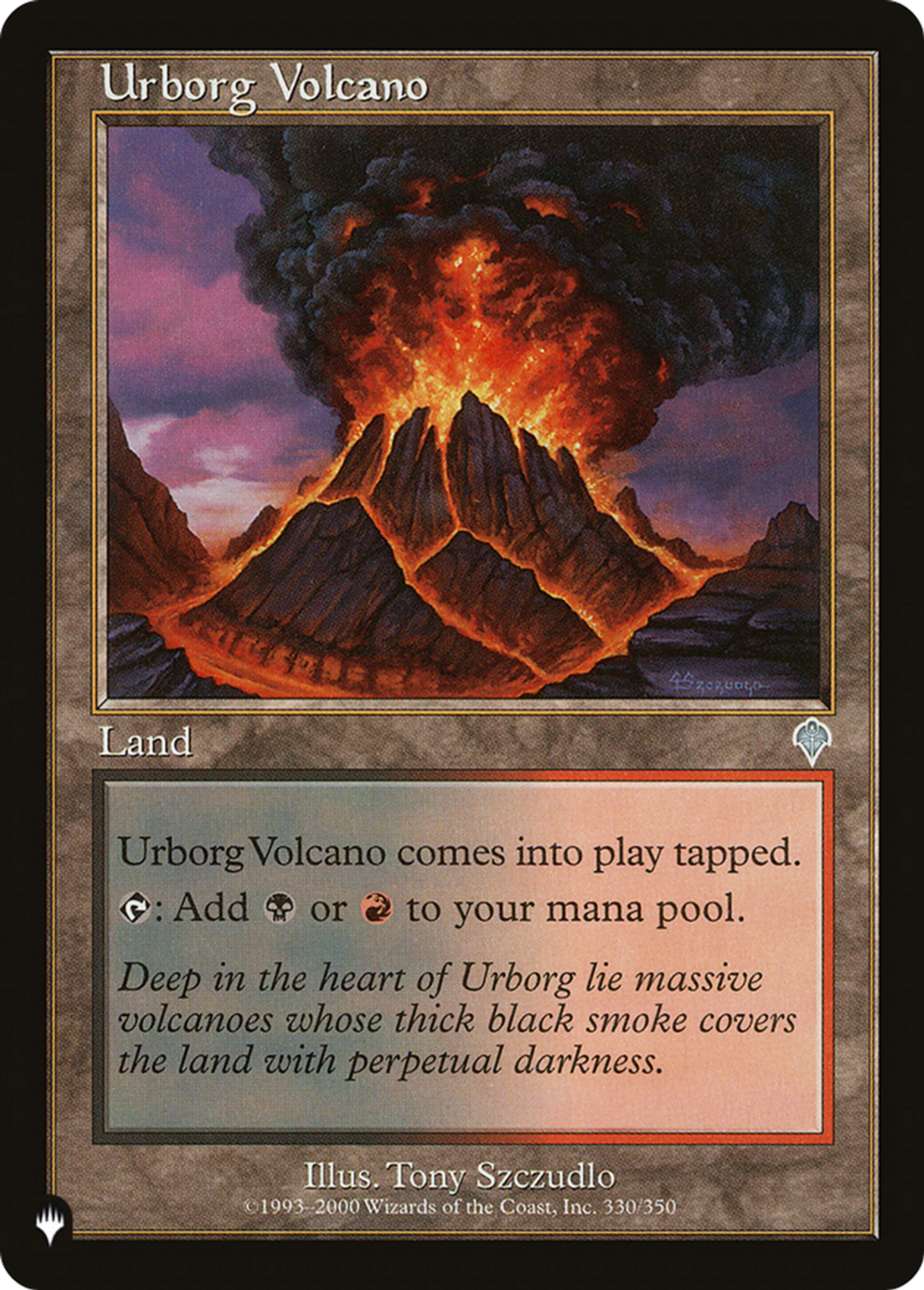 Urborg Volcano — The List — Magic: The Gathering