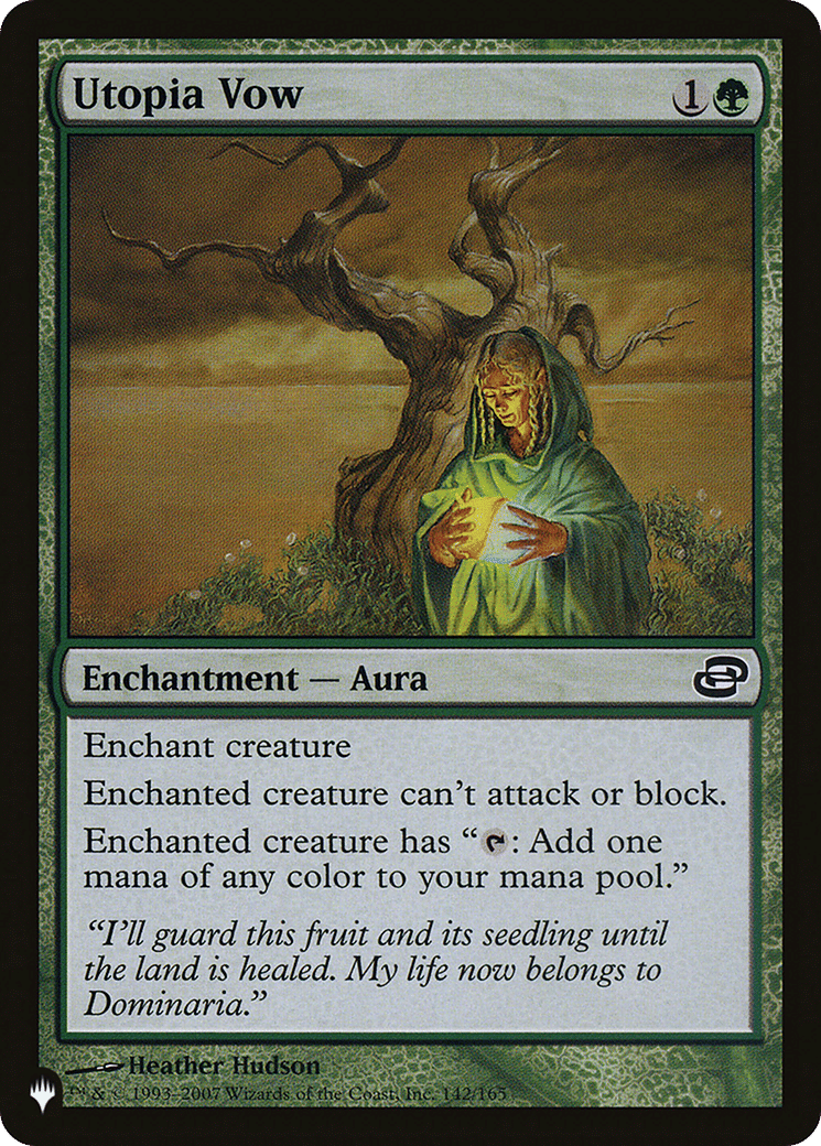 Utopia Vow — The List — Magic: The Gathering