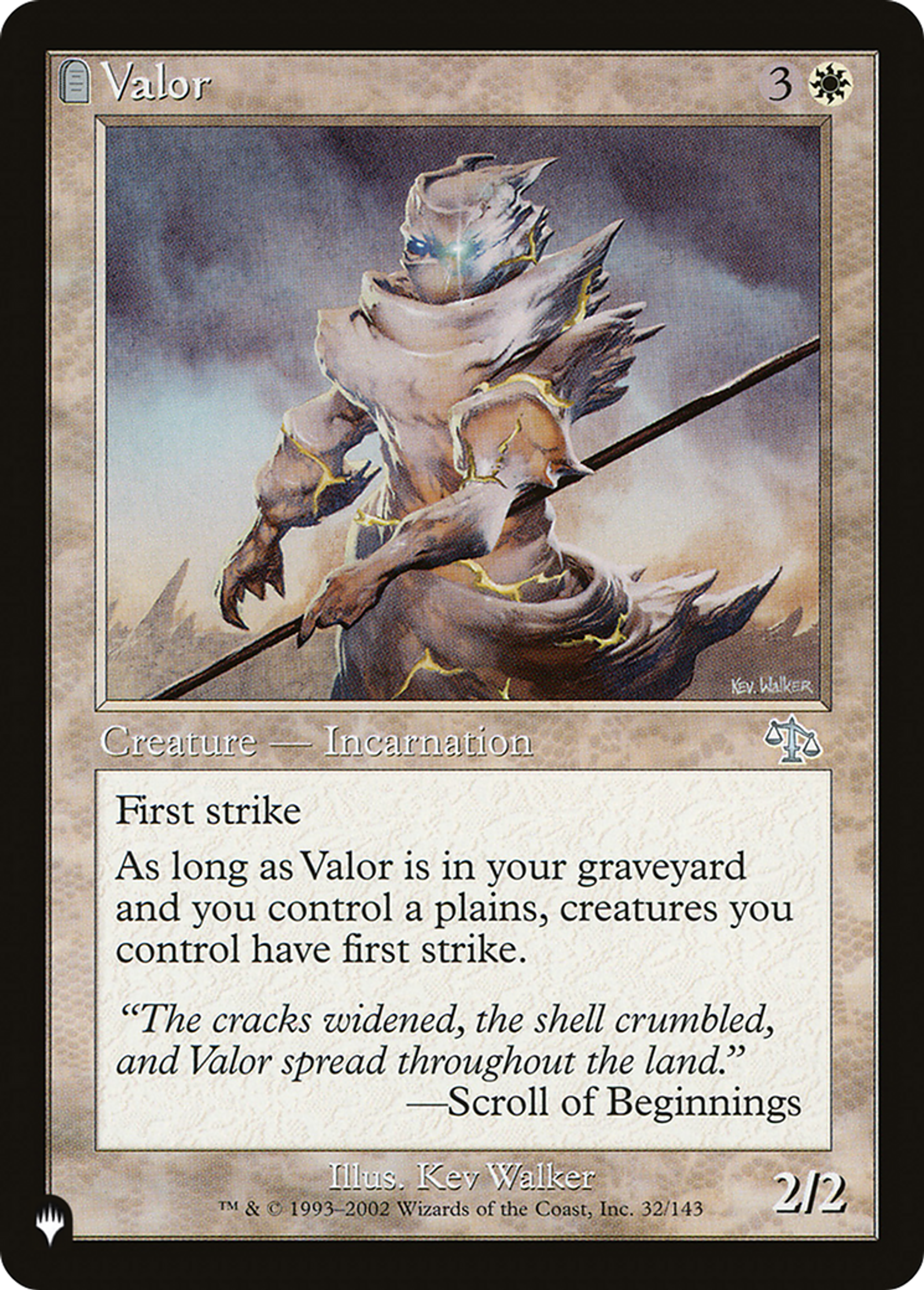 Valor — The List — Magic: The Gathering