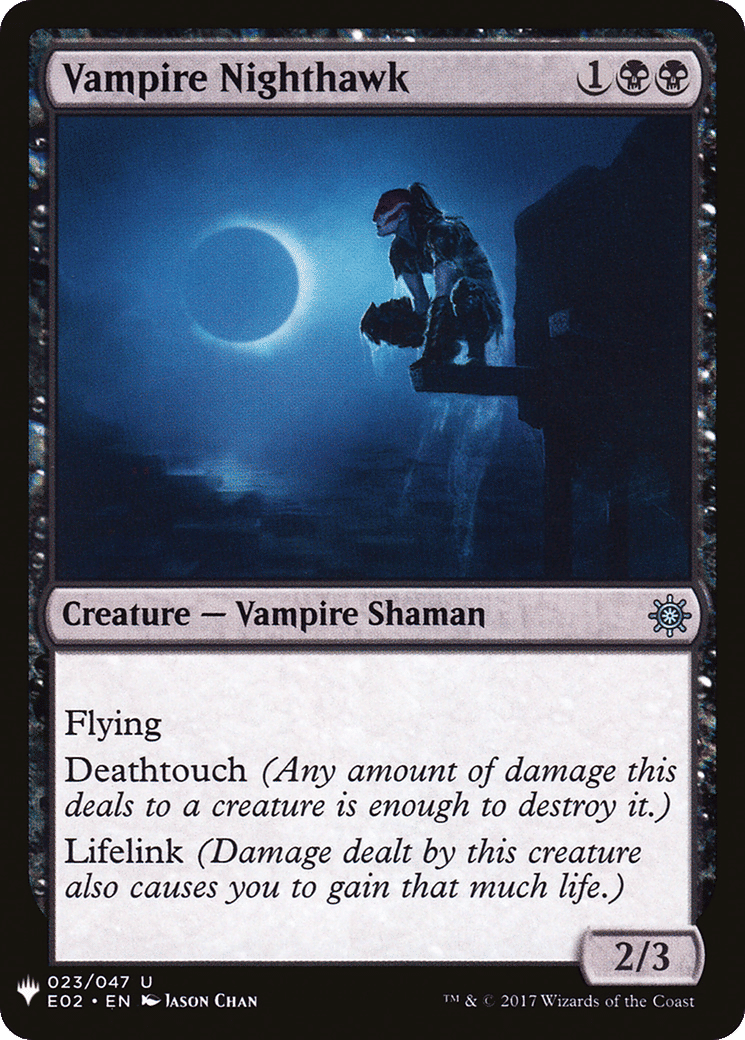 Vampire Nighthawk — The List — Magic: The Gathering