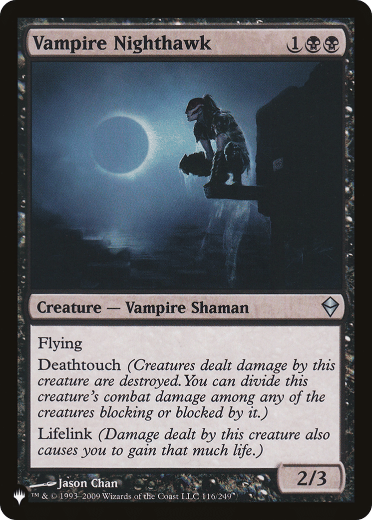 Vampire Nighthawk — The List — Magic: The Gathering