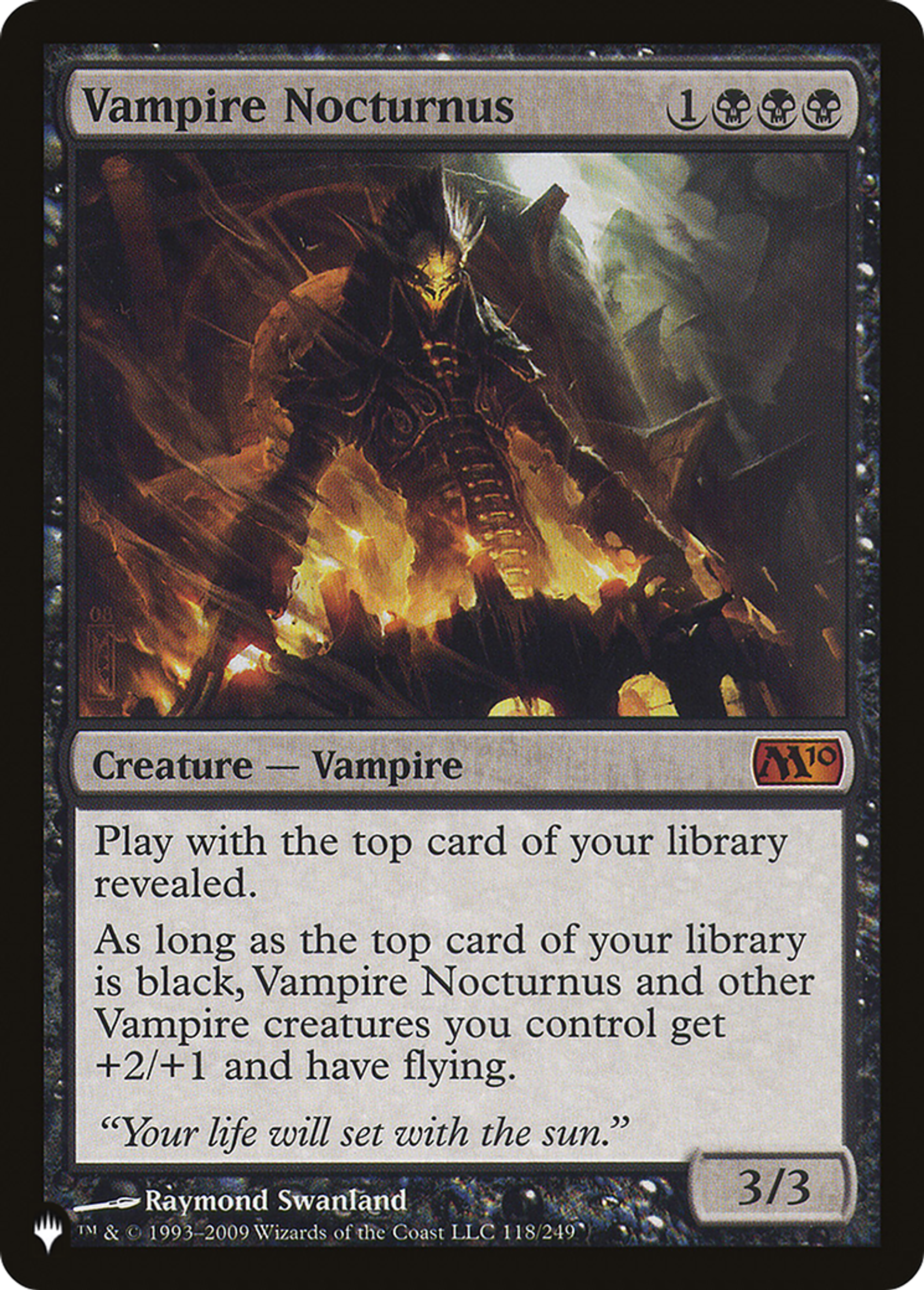 Vampire Nocturnus — The List — Magic: The Gathering