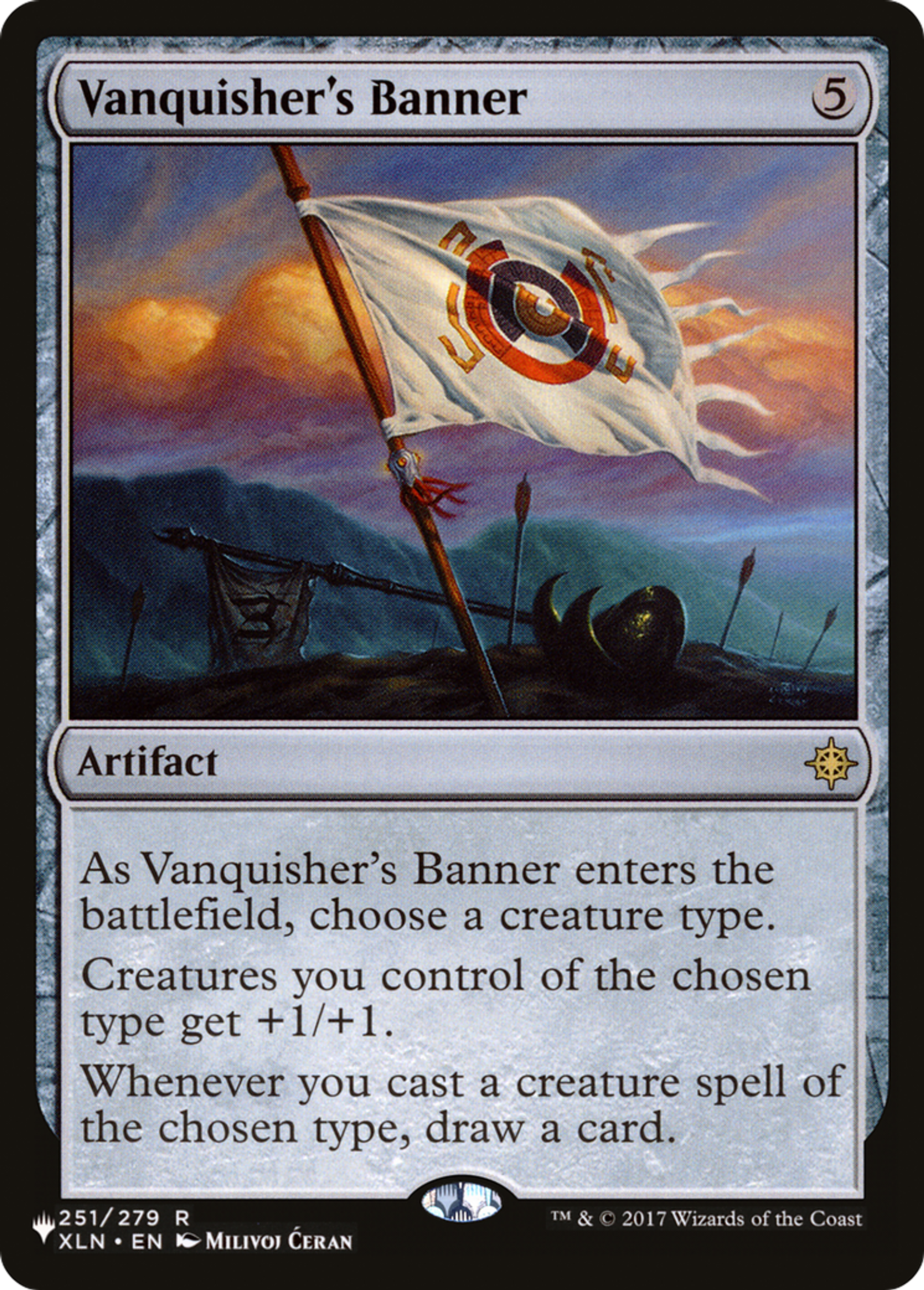 Bannière du vainqueur — The List — Magic: The Gathering