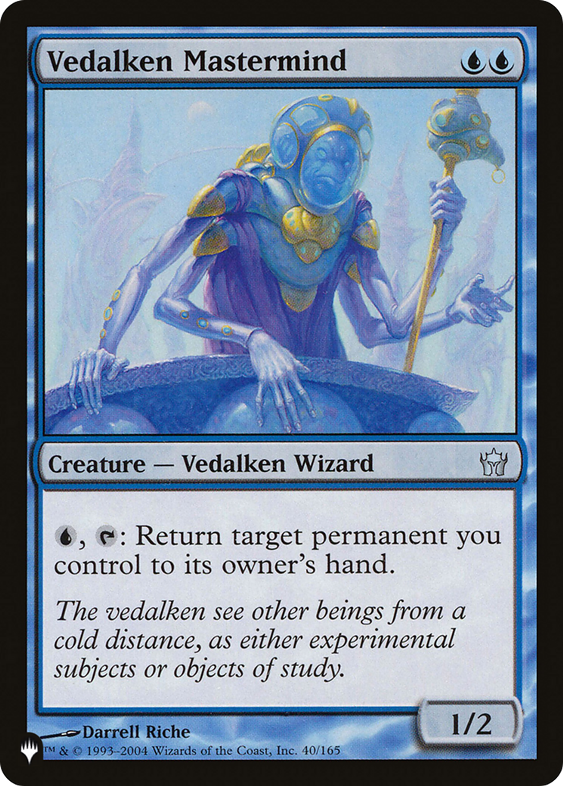 Vedalken Mastermind — The List — Magic: The Gathering