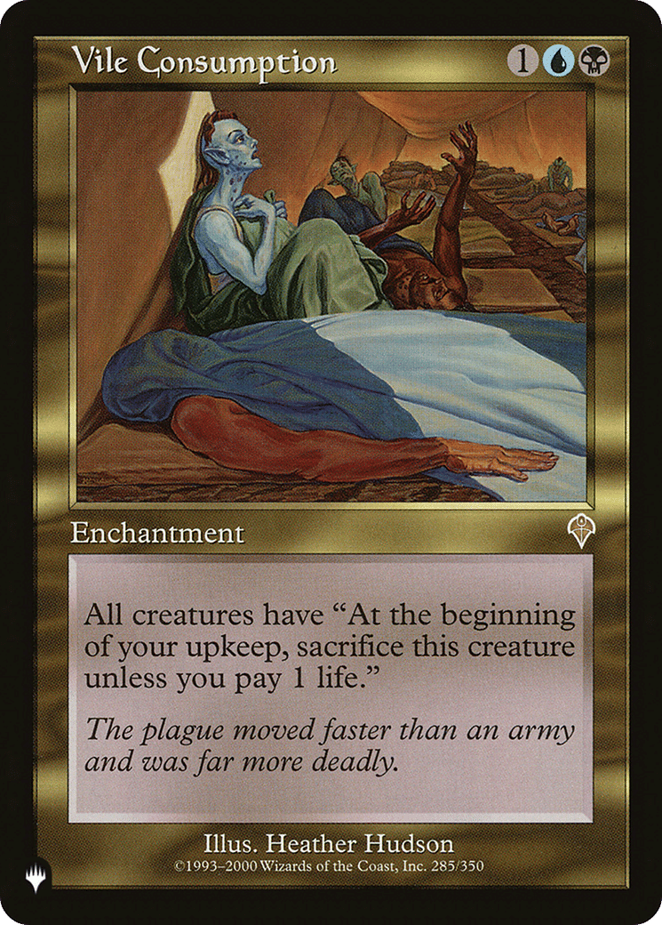 Vile Consumption — The List — Magic: The Gathering
