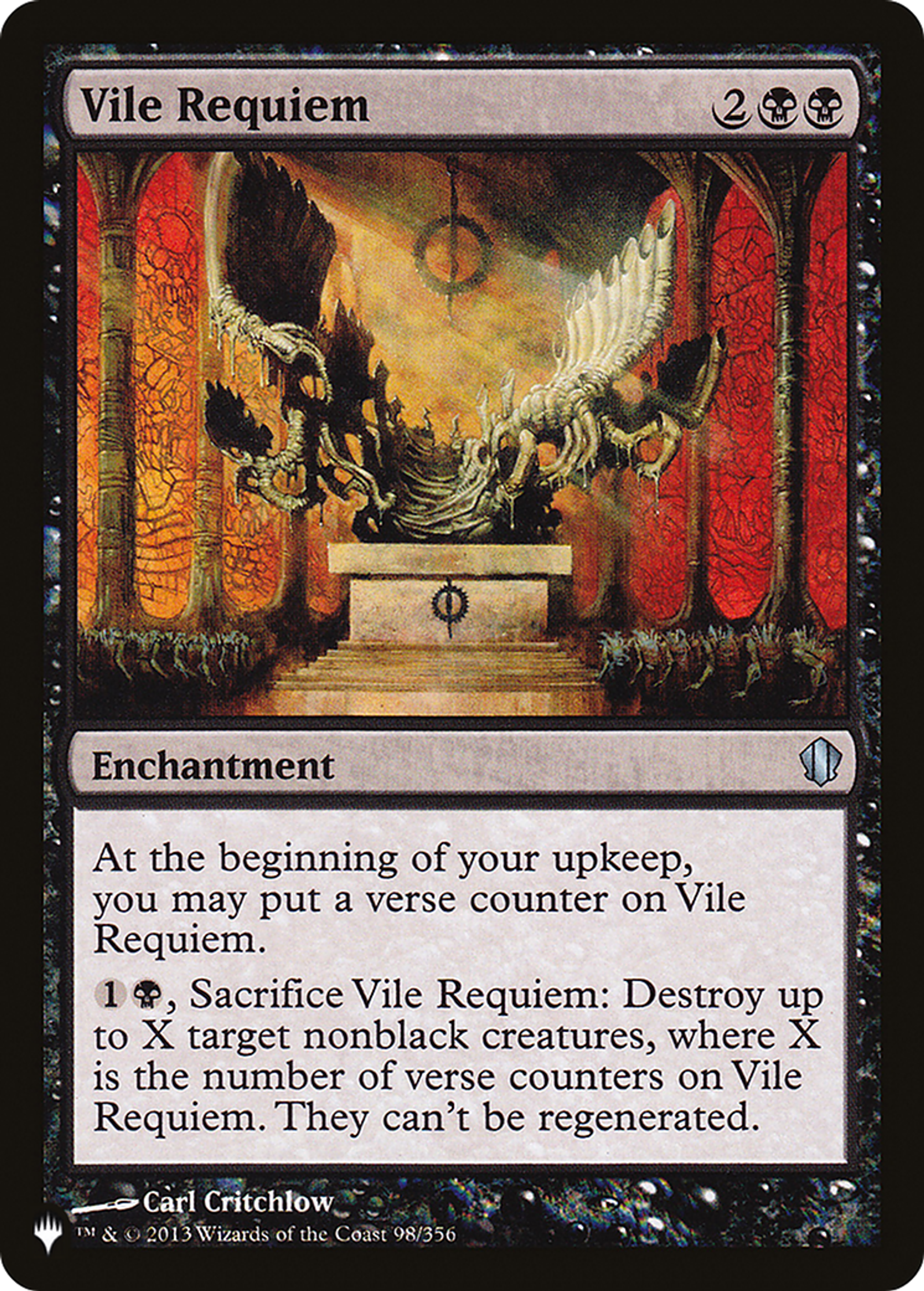 Infâme requiem — The List — Magic: The Gathering