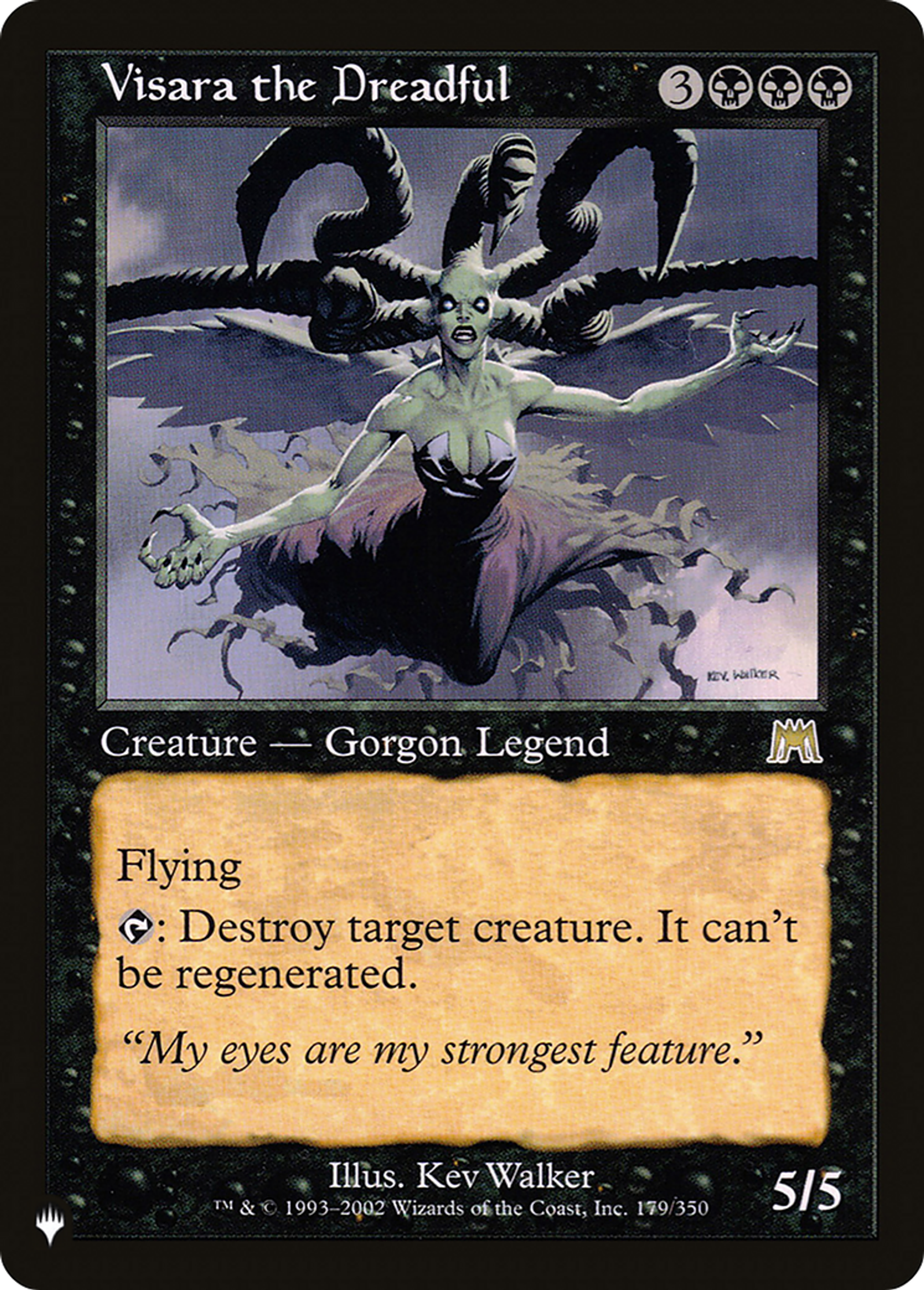 Visara la redoutable — The List — Magic: The Gathering