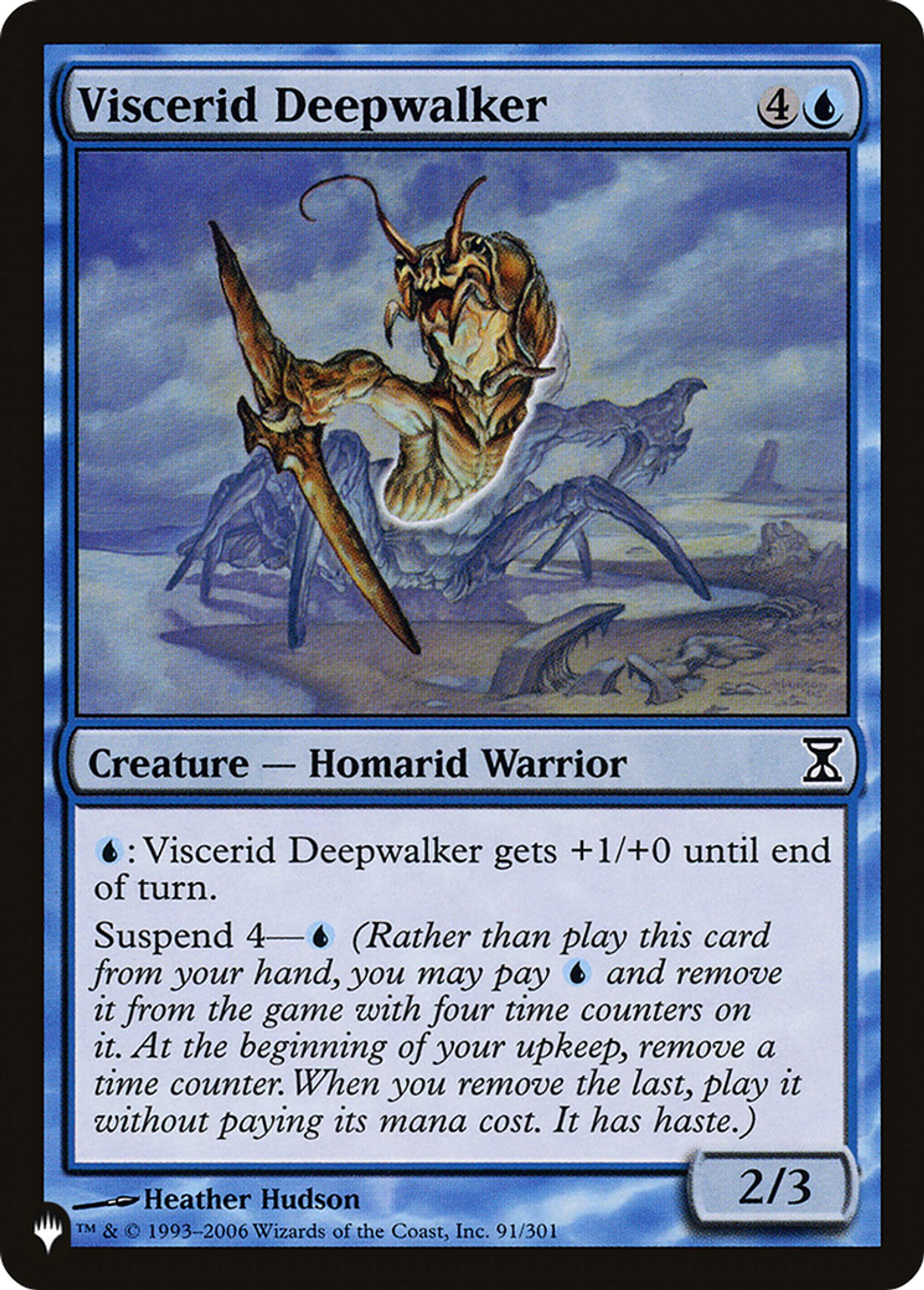 Marcheur des profondeurs viscéride — The List — Magic: The Gathering