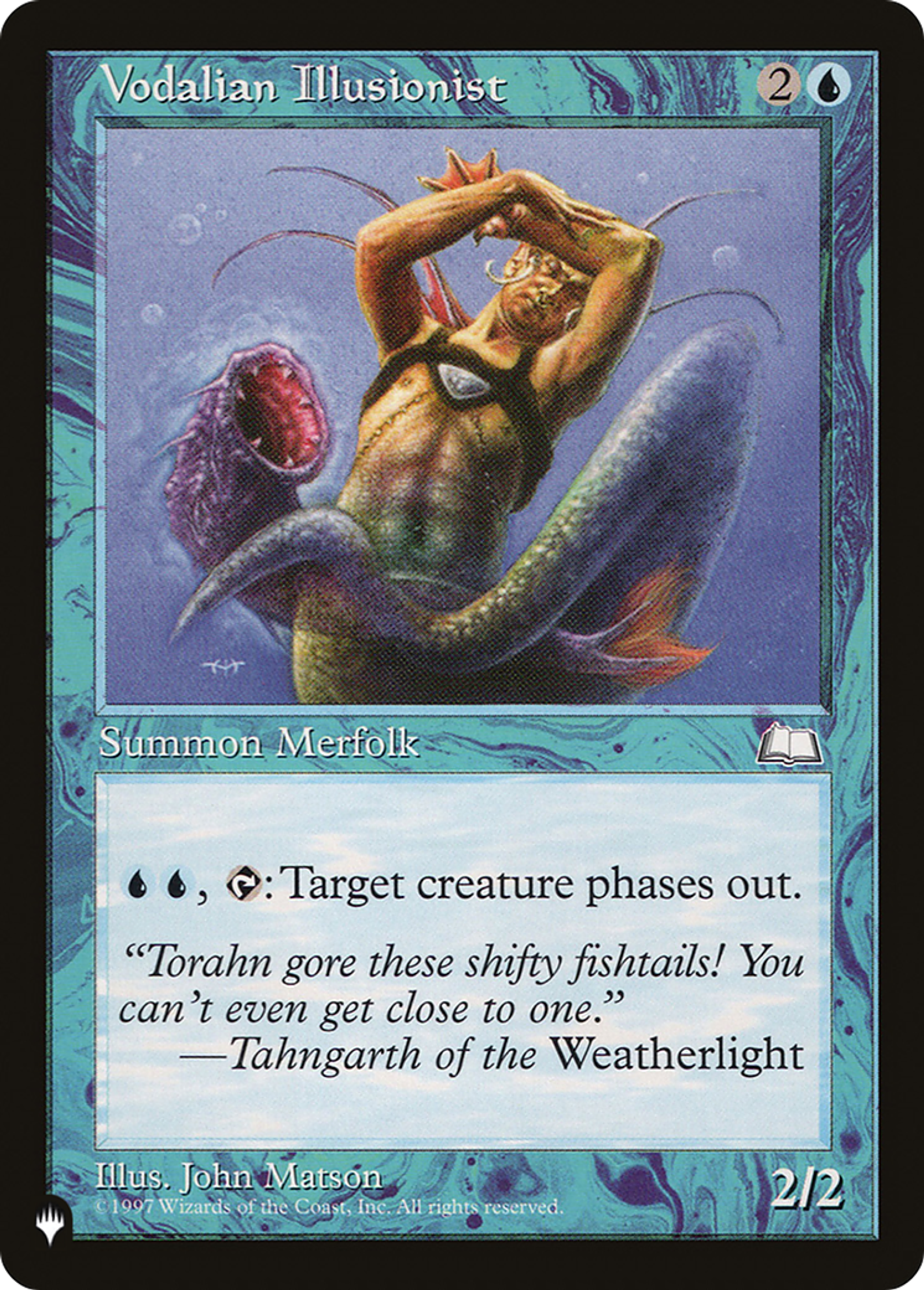 Illusionniste vodalian — The List — Magic: The Gathering