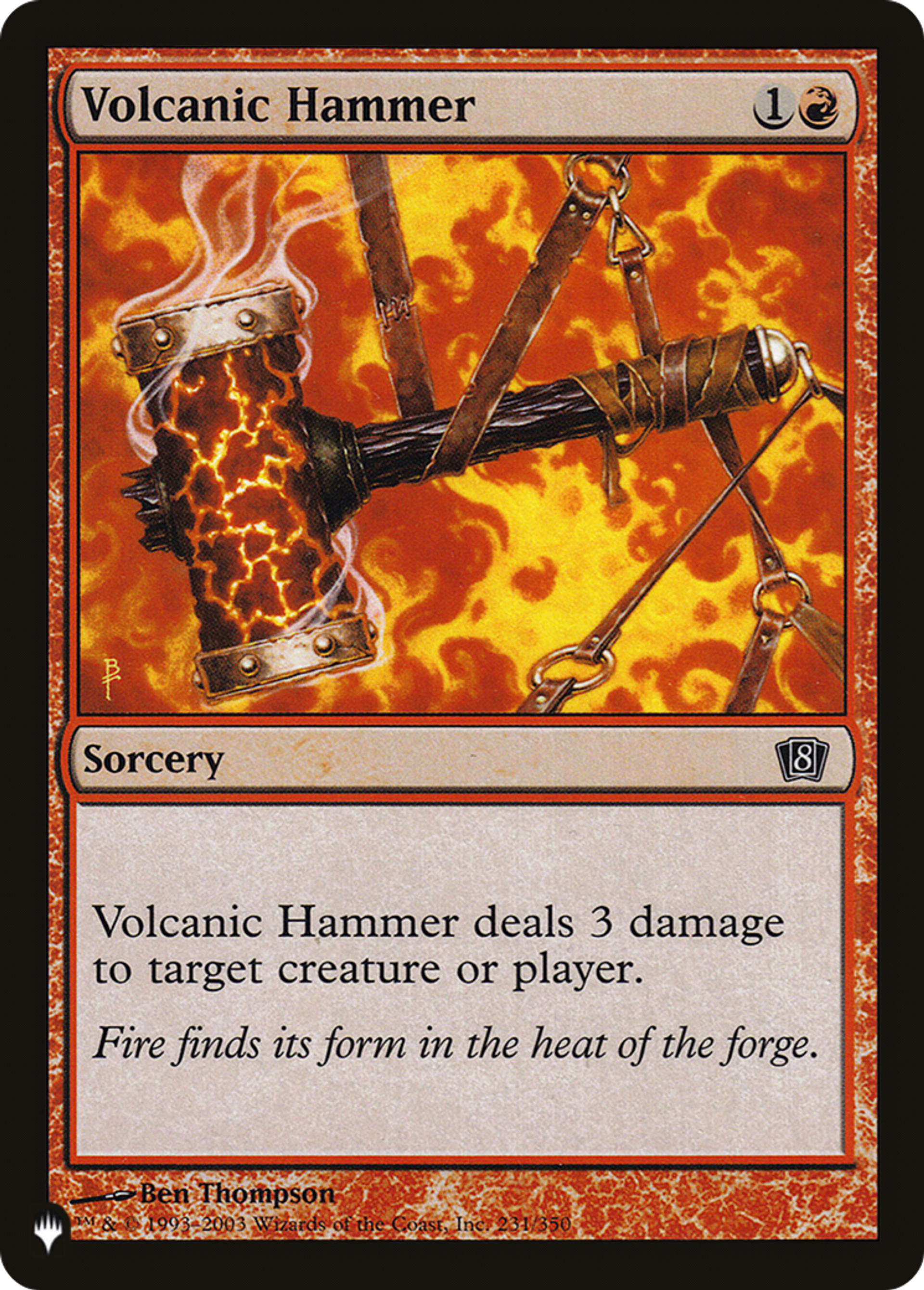 Volcanic Hammer — The List — Magic: The Gathering