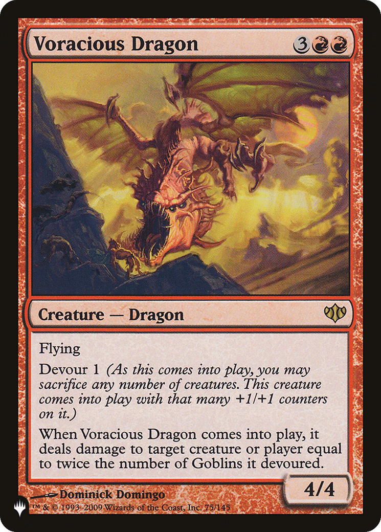 Voracious Dragon — The List — Magic: The Gathering