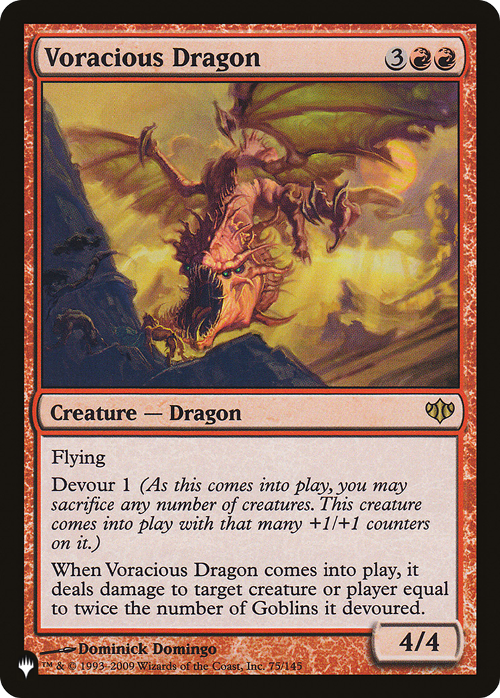 Voracious Dragon — The List — Magic: The Gathering