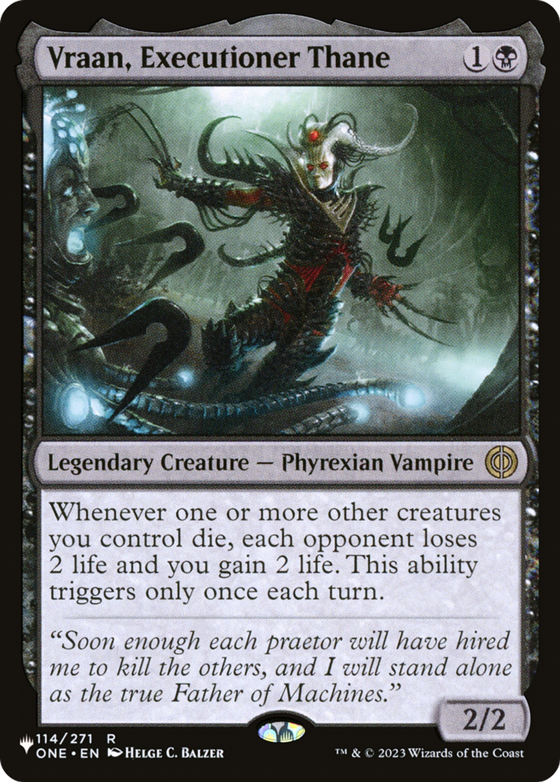 Vraan, Executioner Thane — The List — Magic: The Gathering