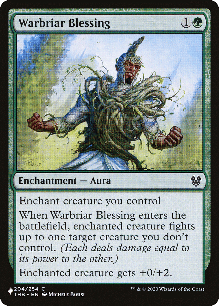 Warbriar Blessing — The List — Magic: The Gathering
