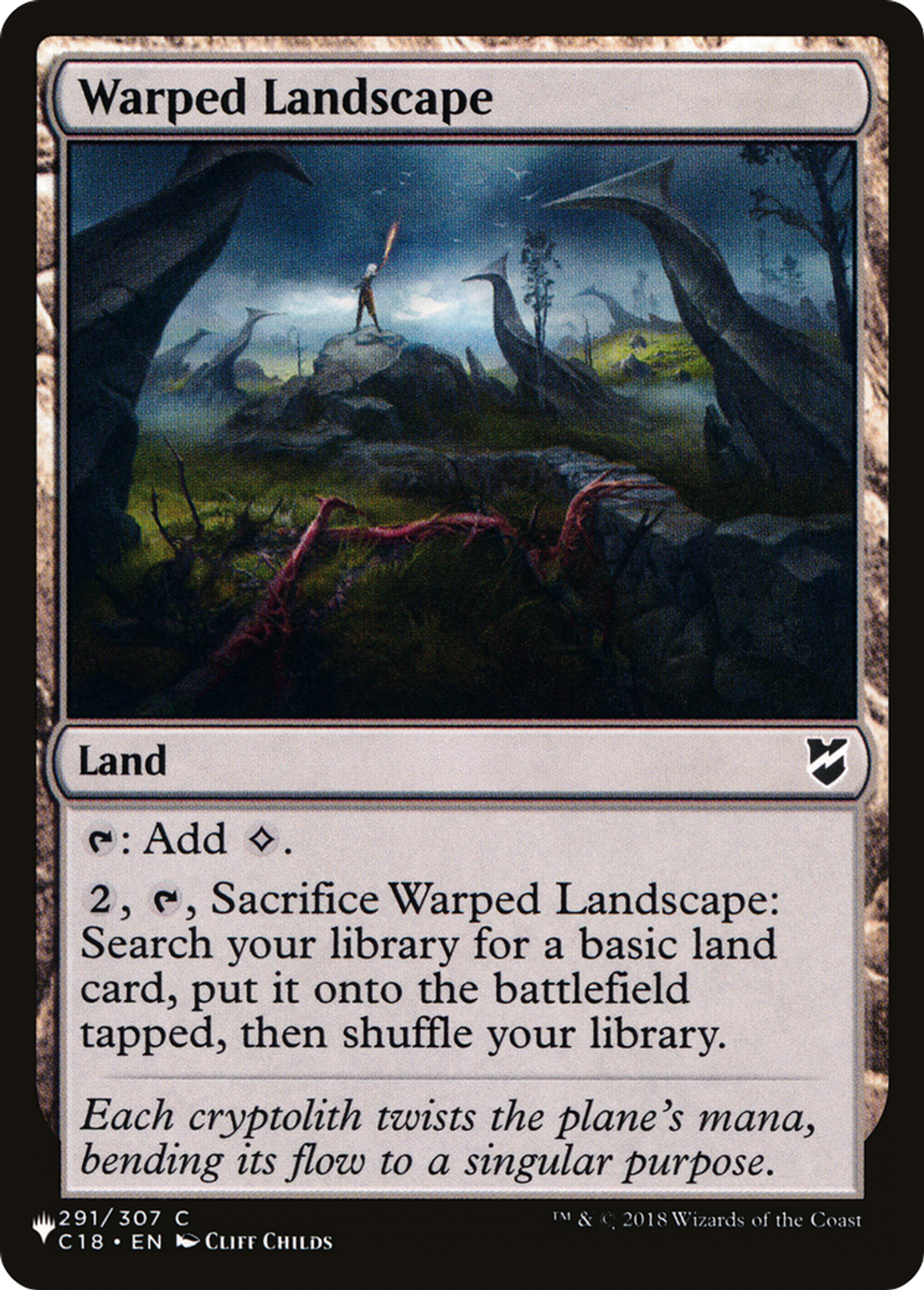 Paysage difforme — The List — Magic: The Gathering